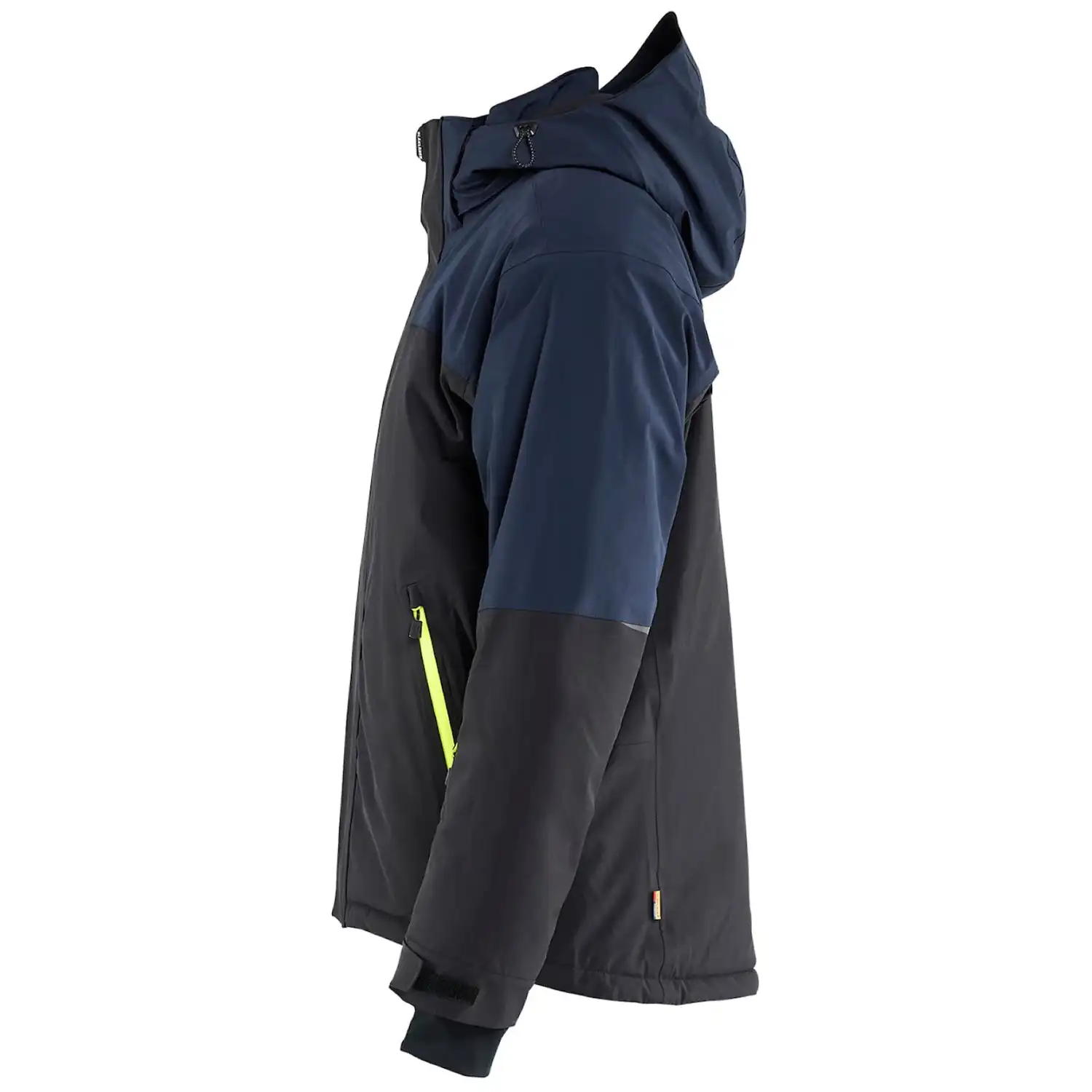 Stretch Winterjacke "STRIKER" in dunkelmarine/gelb, L - Thumbnail 4