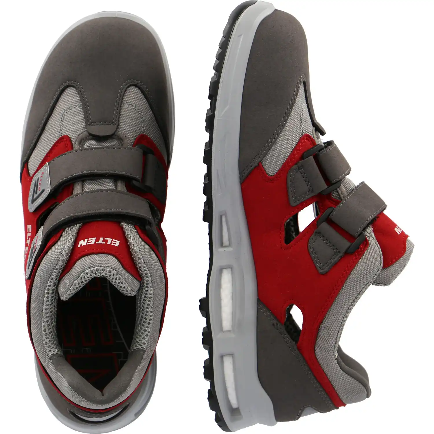Sicherheitssandale S1 "TRAVIS GREY-RED EASY" WELLMAXX in 47 - Thumbnail 2