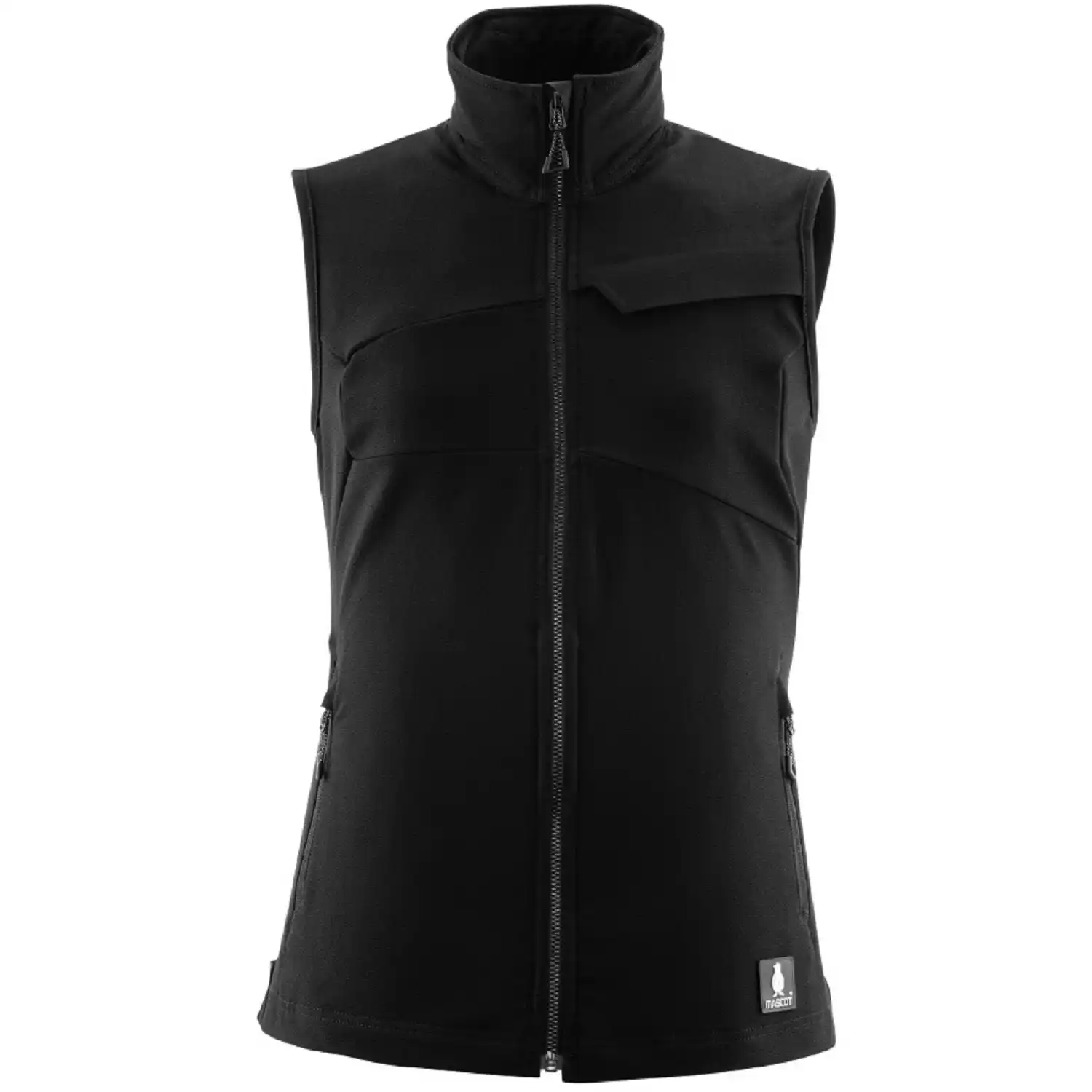 Damen Stretch-Arbeitsweste "ACCELERATE" in schwarz, XS - Thumbnail 1