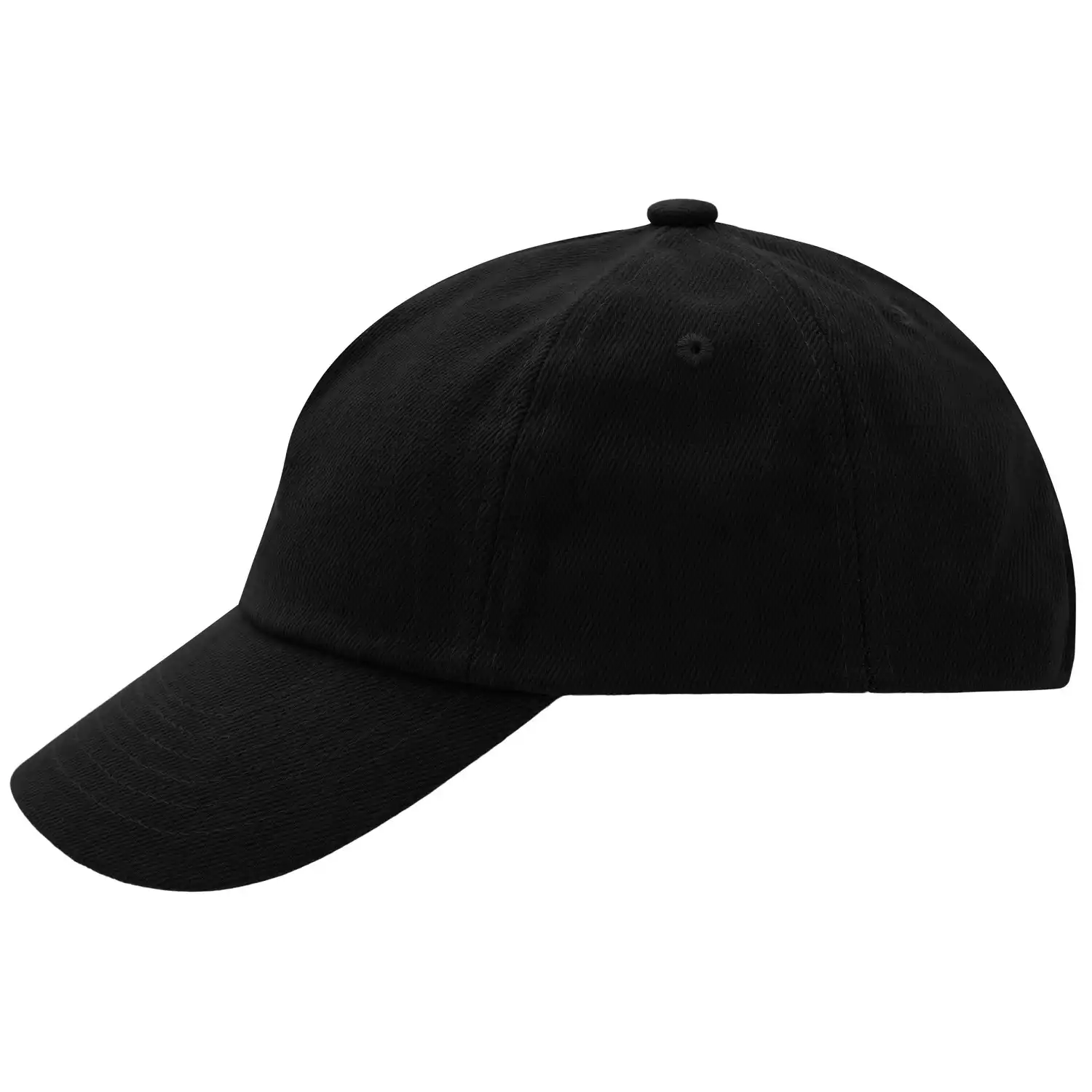 Kinder Basecap "MB7010" 5-Panel in schwarz - Bild 1