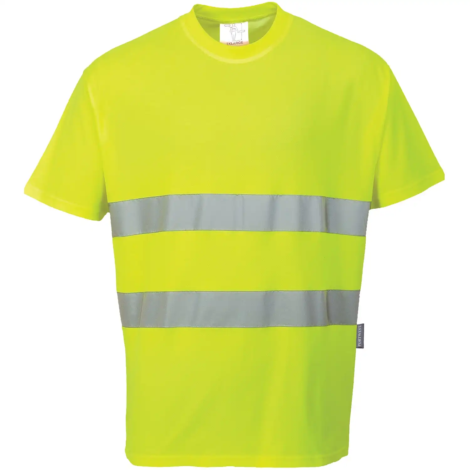 Warnschutz T-Shirt "S172" Komfort in gelb, S - Bild 1