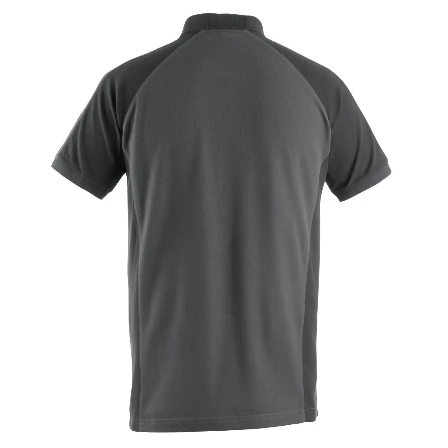 Polo-Shirt "BOTTROP" Unique in dunkelanthrazit/schwarz, L - Thumbnail 2