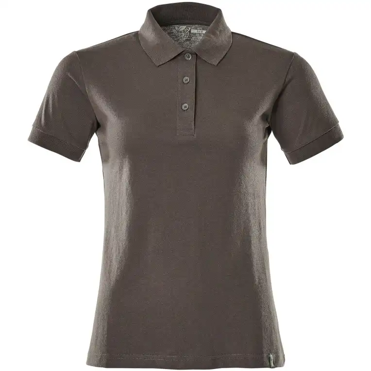 Damen Bio Polo-Shirt "20693" Crossover in dunkelanthrazit, XXL - Thumbnail 1