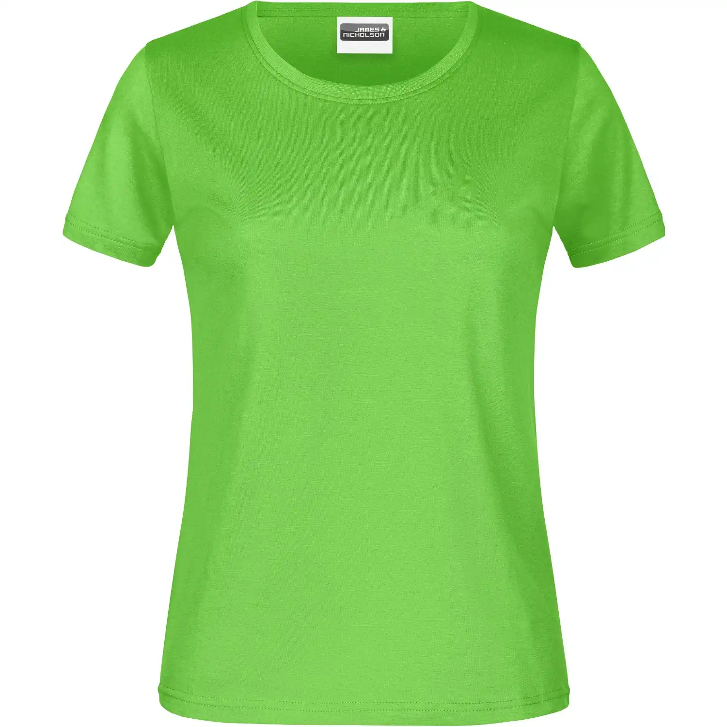 Damen Basic T-Shirt 180g/m² "JN789" in lime-green, L - Bild 1