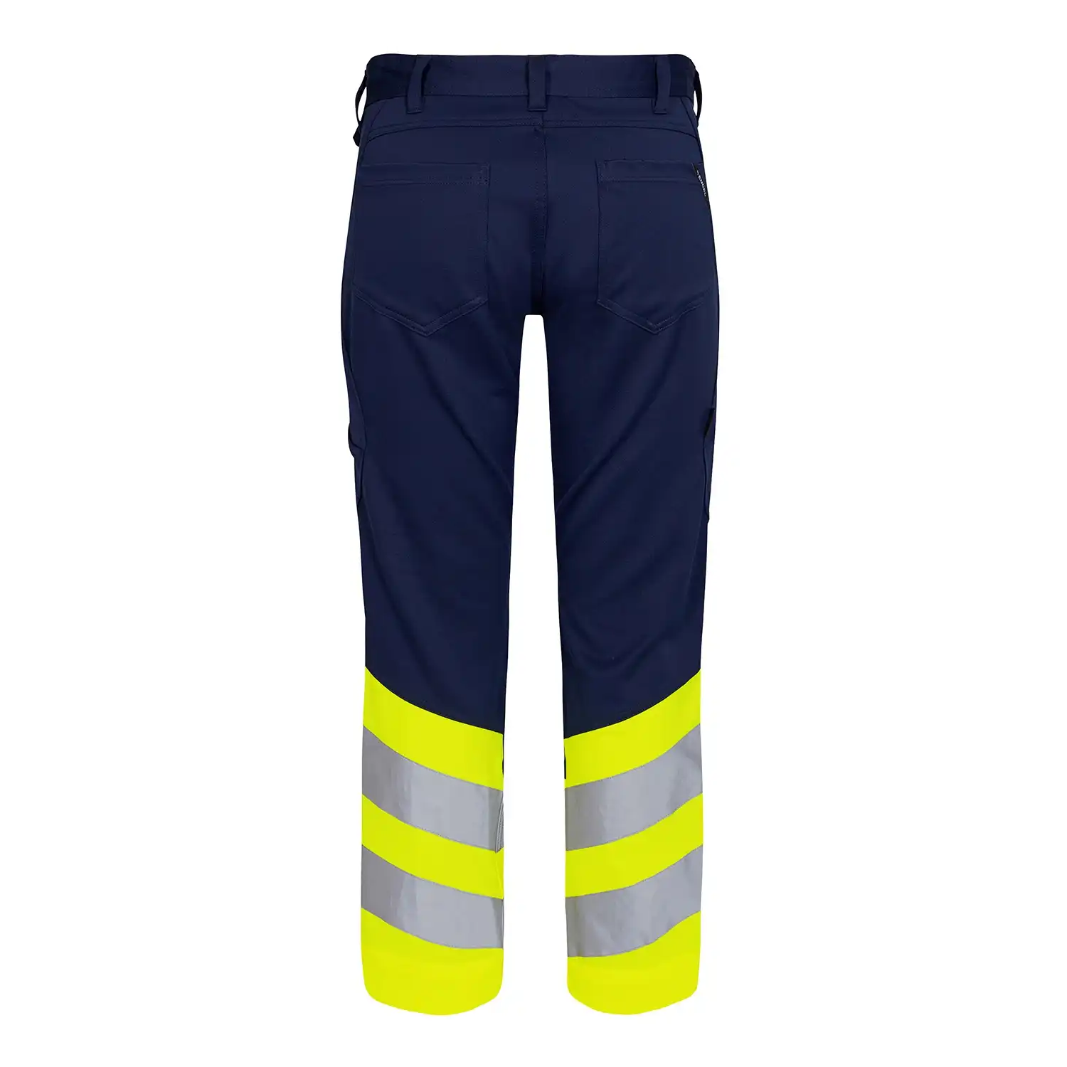 Warnschutz Stretch Bundhose "2546-314" Safety Kl. 1 in marine/warngelb, 56 - Thumbnail 2