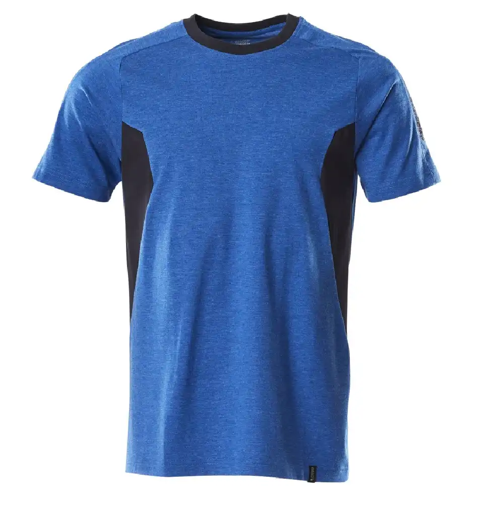 T-Shirt "ACCELERATE" in azurblau/schwarzblau, XS - Bild 1