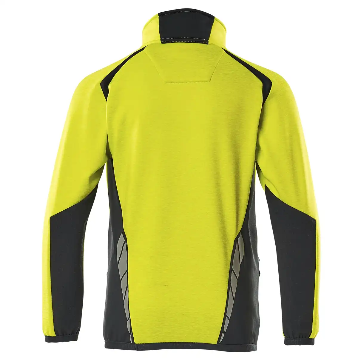 Kinder Hi-Vis Fleecepullover "ACCELERATE SAFE" in gelb/schwarz, 128 - Thumbnail 2