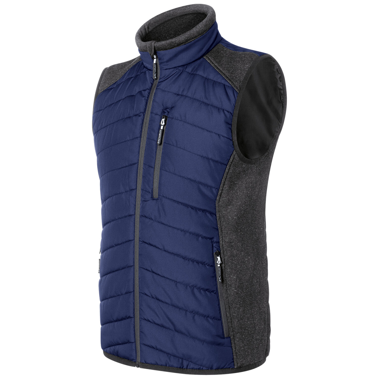 Hybridweste "WEATHER 7342 5201" in blau/grau, XS - Thumbnail 1