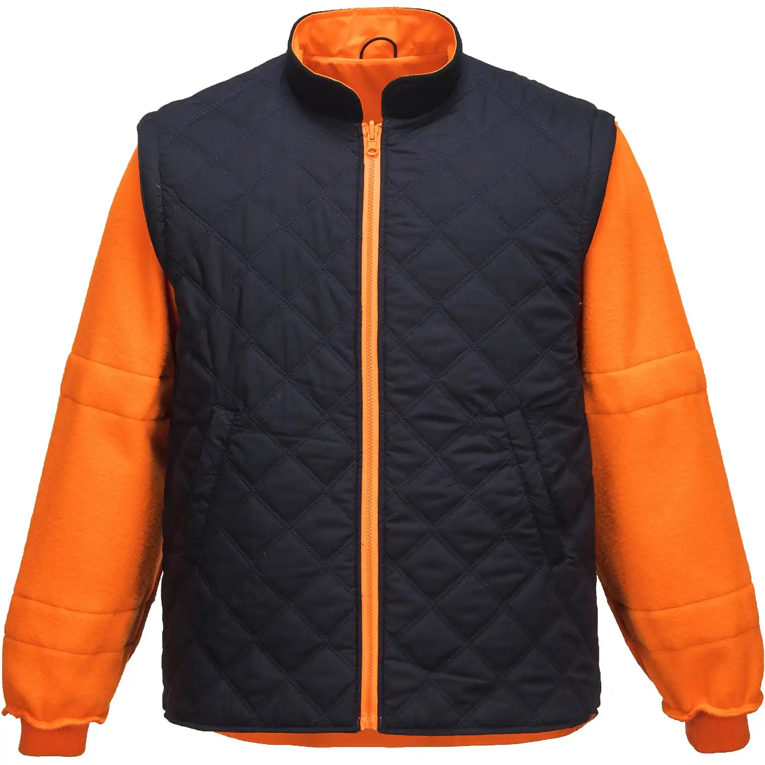 Warnschutz Winterjacke "RT27" 7in1 Bahn orange in XS - Thumbnail 5