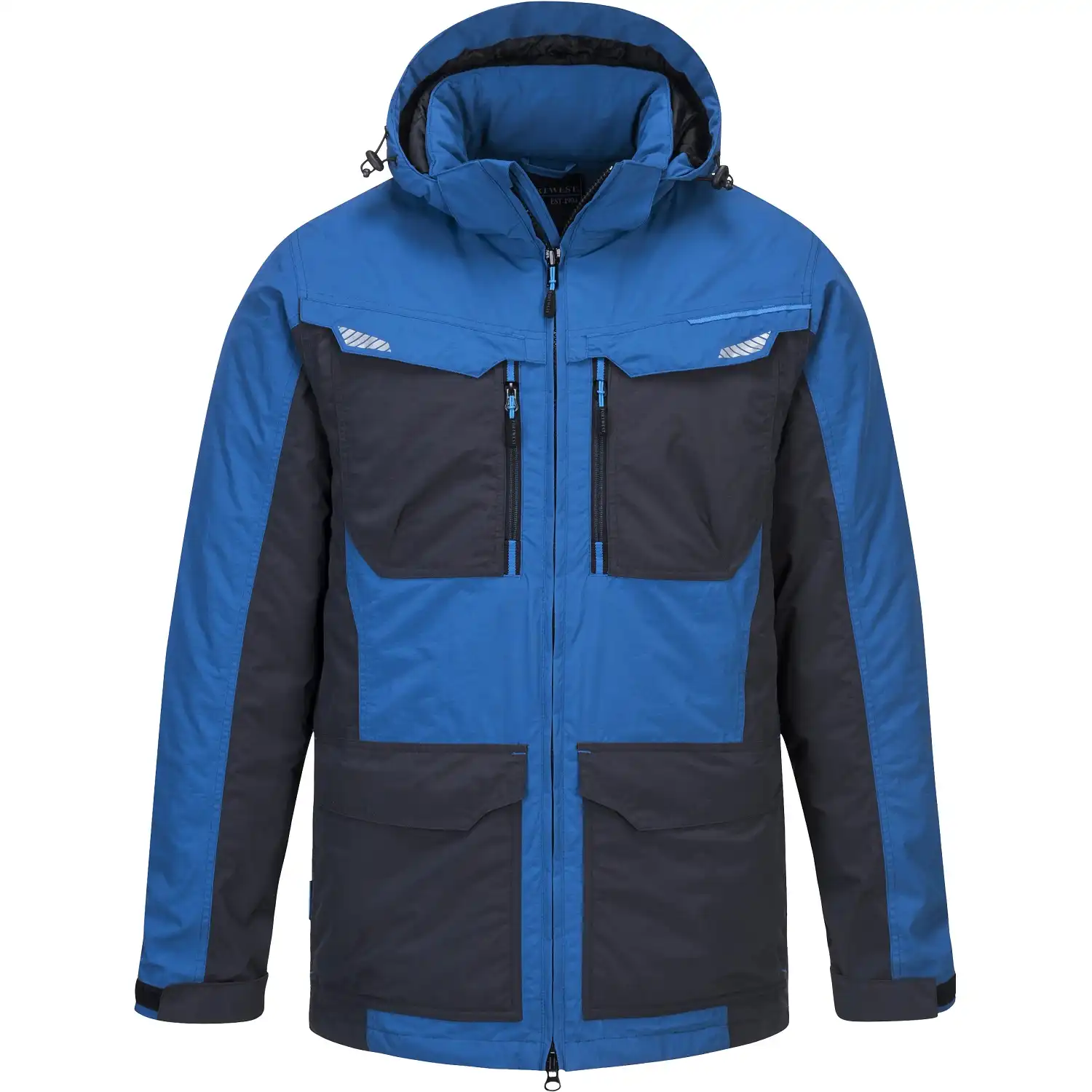 Winterjacke "T740" WX3 in persian blue, S - Thumbnail 1