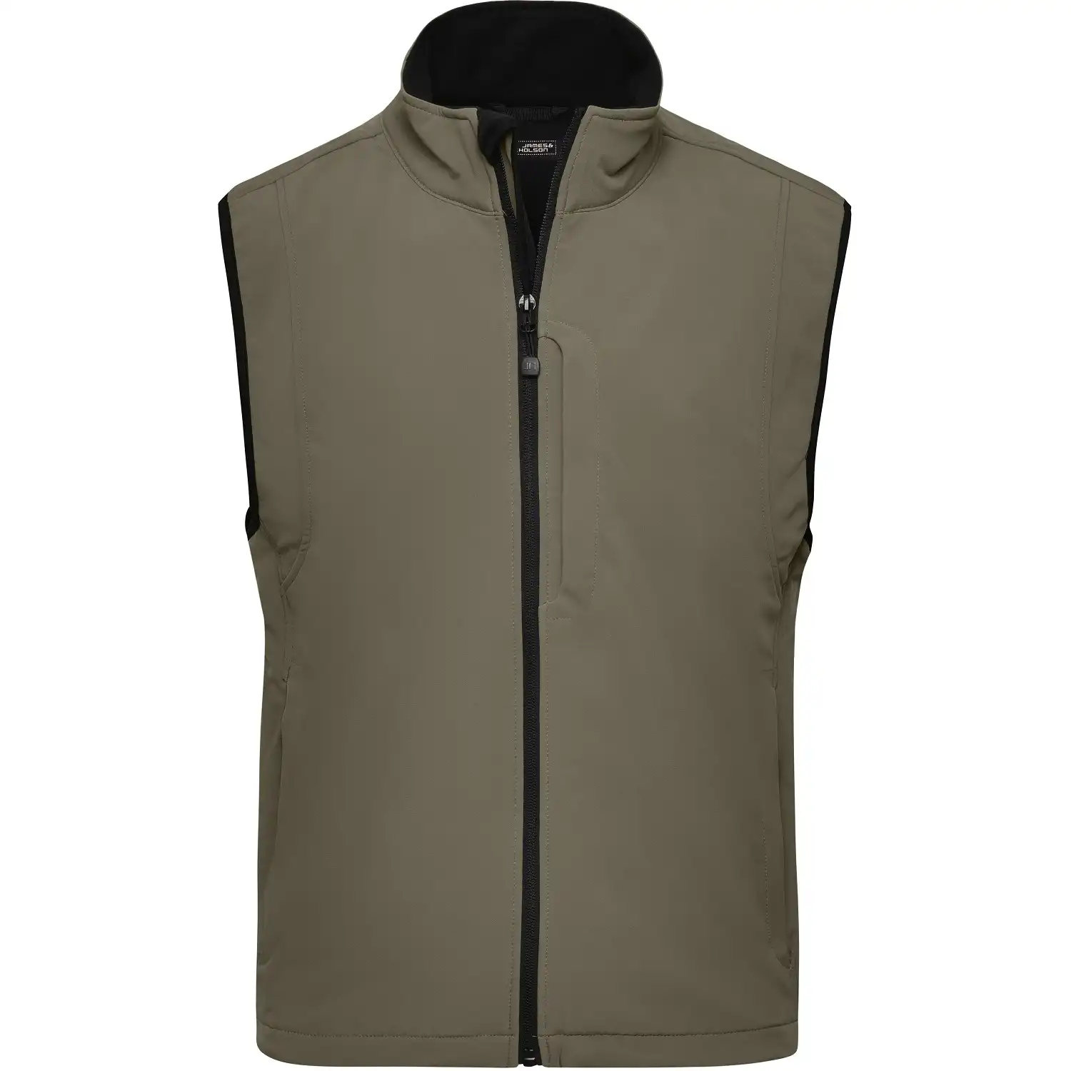 Softshellweste "JN136" in olive, 3XL - Bild 1