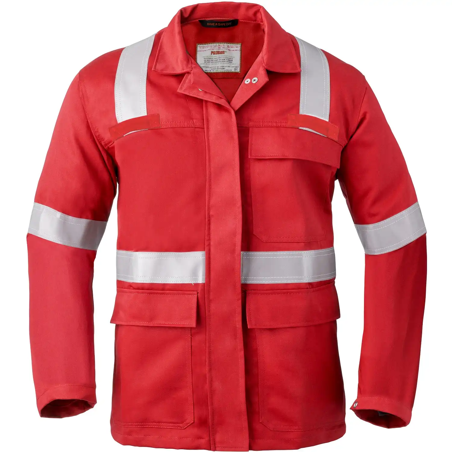 Multinorm Langjacke "3256" 5safety in 48, Rot - Bild 1