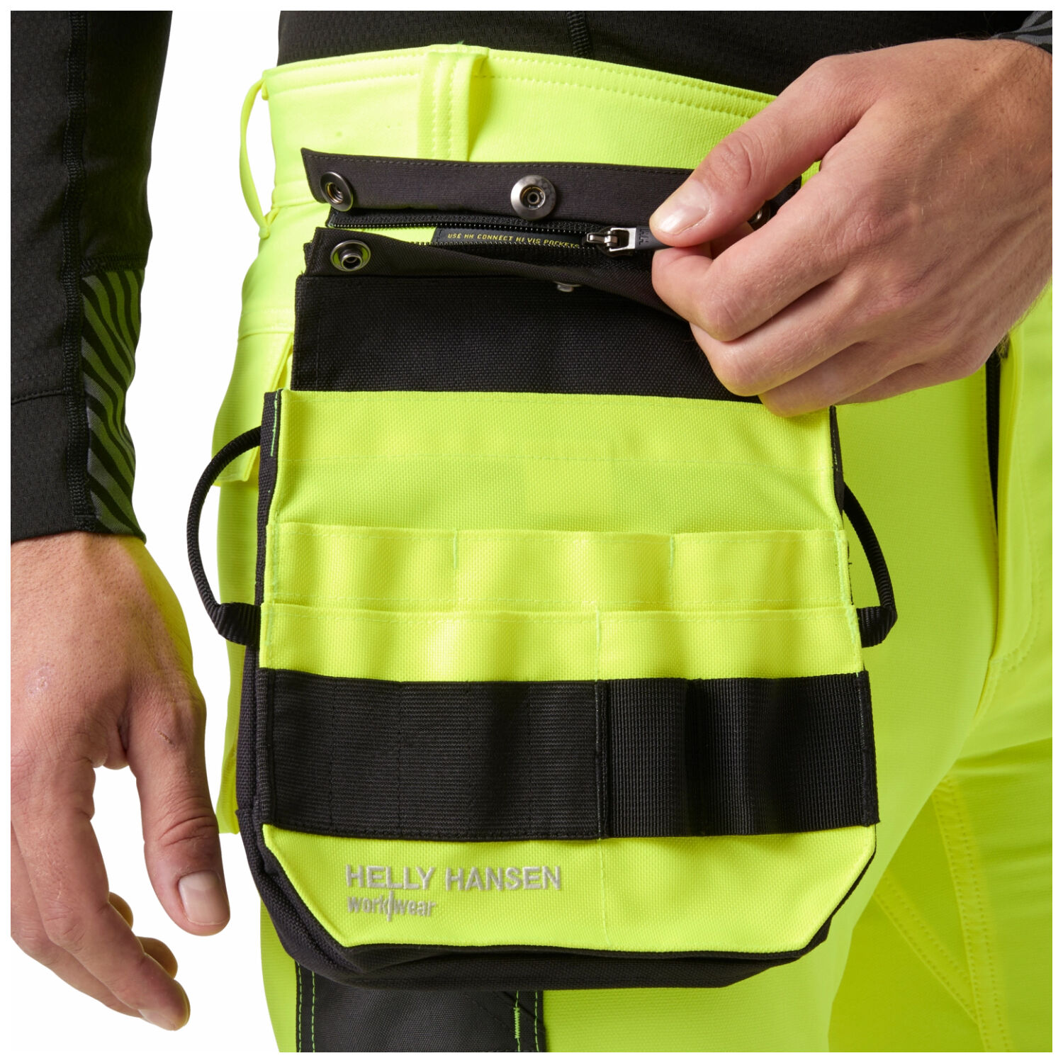 Handwerkertasche "CNCT HI VIS" in gelb - Thumbnail 2