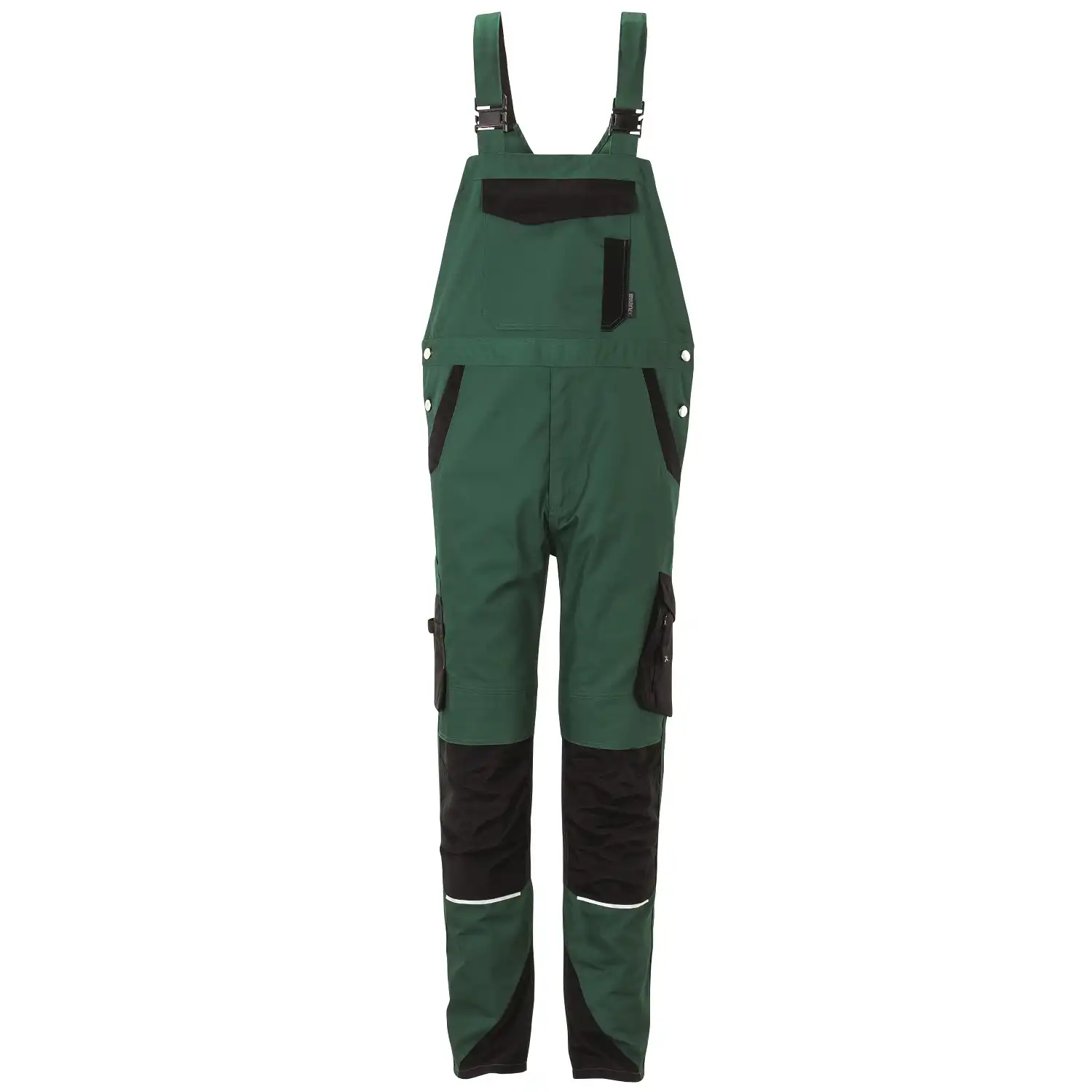 Stretch-Latzhose "Norit" in grün/schwarz, 42 - Thumbnail 1