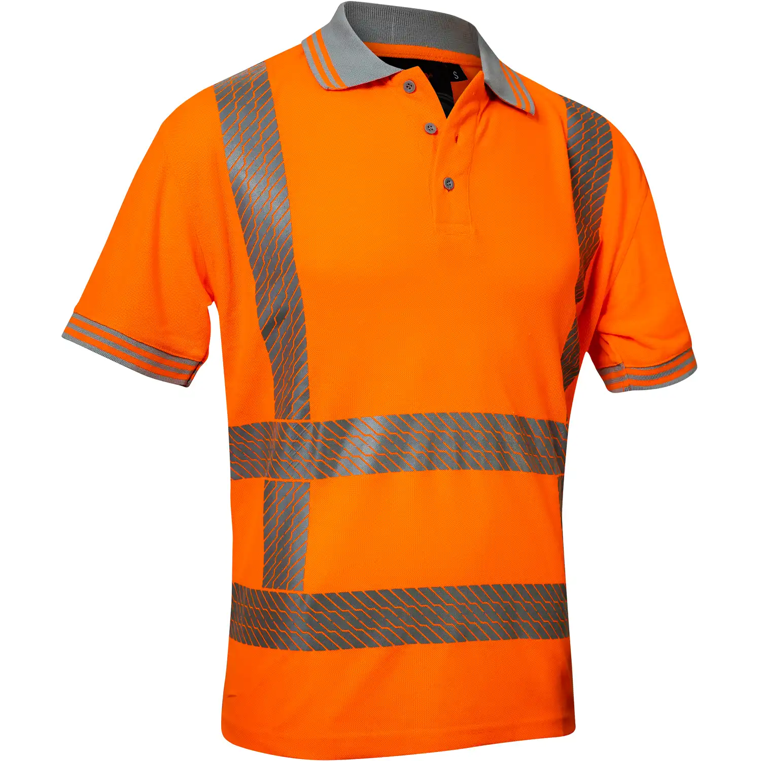Warnschutz Polo-Shirt X-Viz-Flex 6210 orange in 4XL - Bild 1