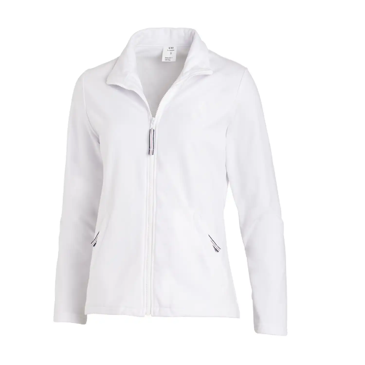 Damen-Sweatjacke "08/1059" in M, Weiß - Bild 1