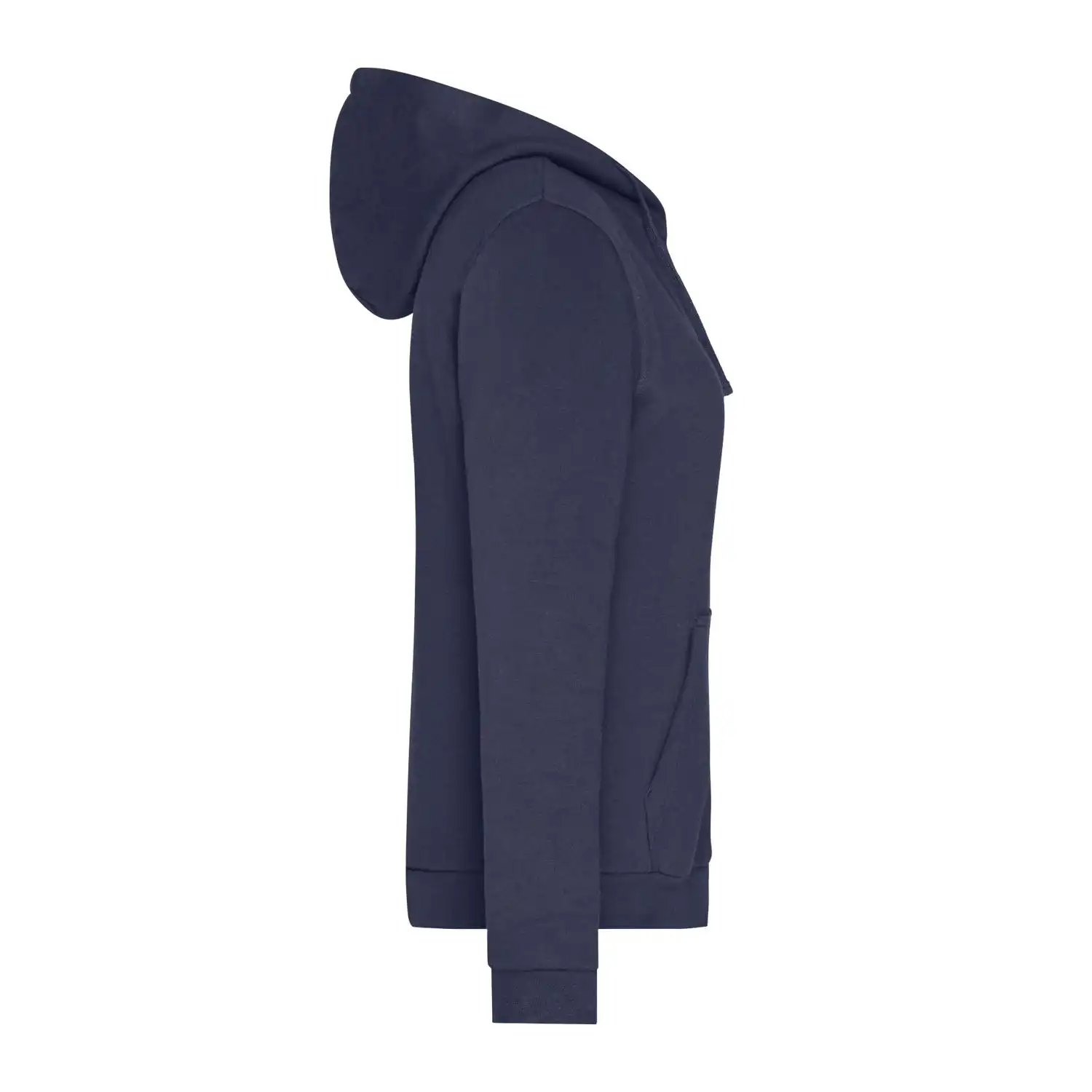 Ladies' Promo Zip Hoody in navy, L - Thumbnail 3