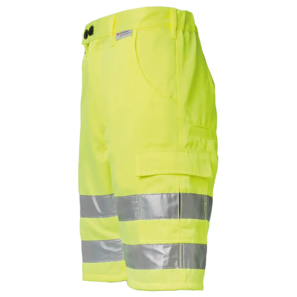 Warnschutz Shorts "UNI" in uni gelb, L - Thumbnail 2