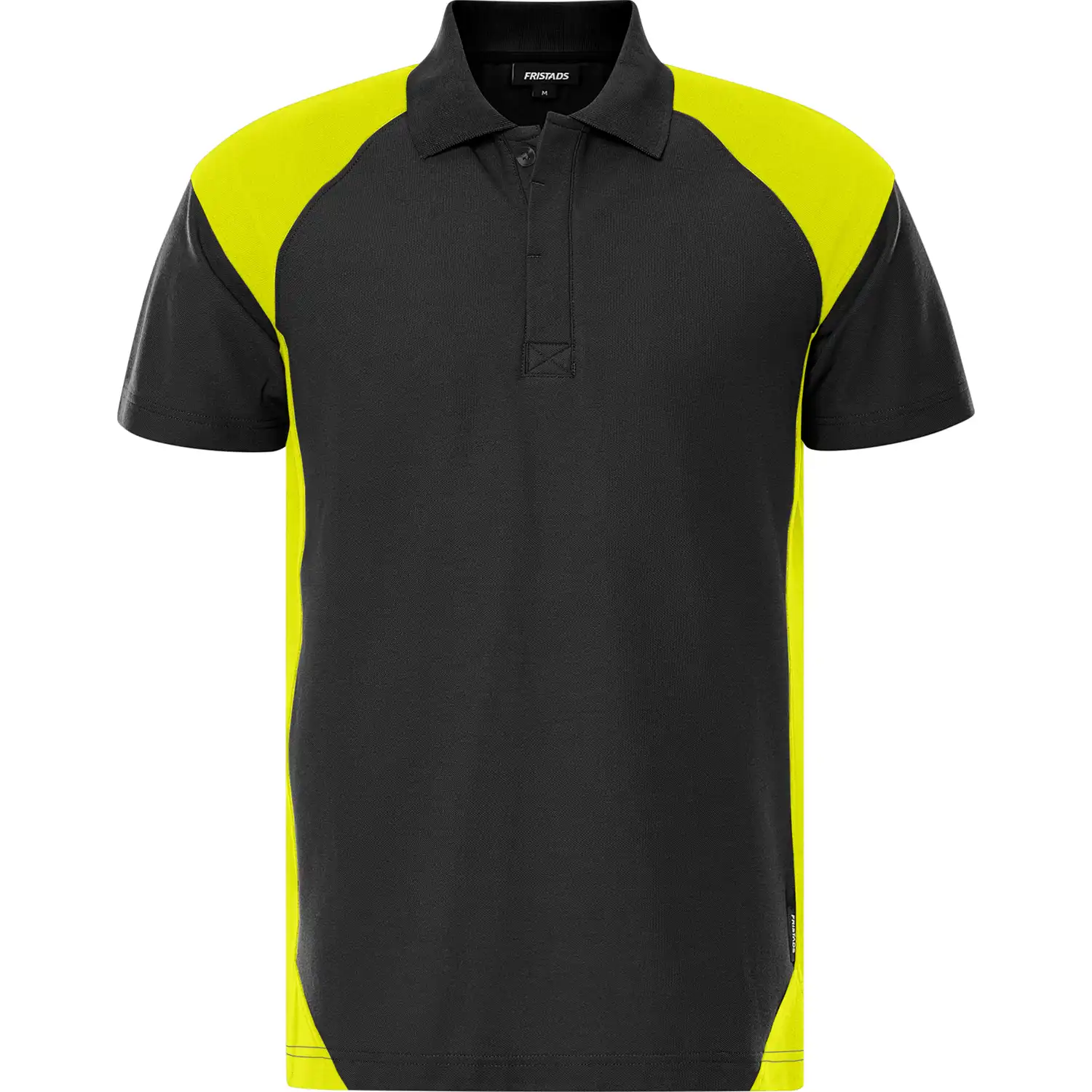 Polo-Shirt "7047 GPM" Skarup in schwarz/gelb, L - Thumbnail 1