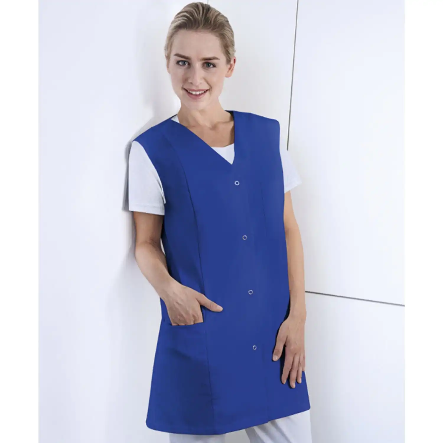 Ärmelloser Damen Kasack "KS 67" in royal, 34 - Thumbnail 6