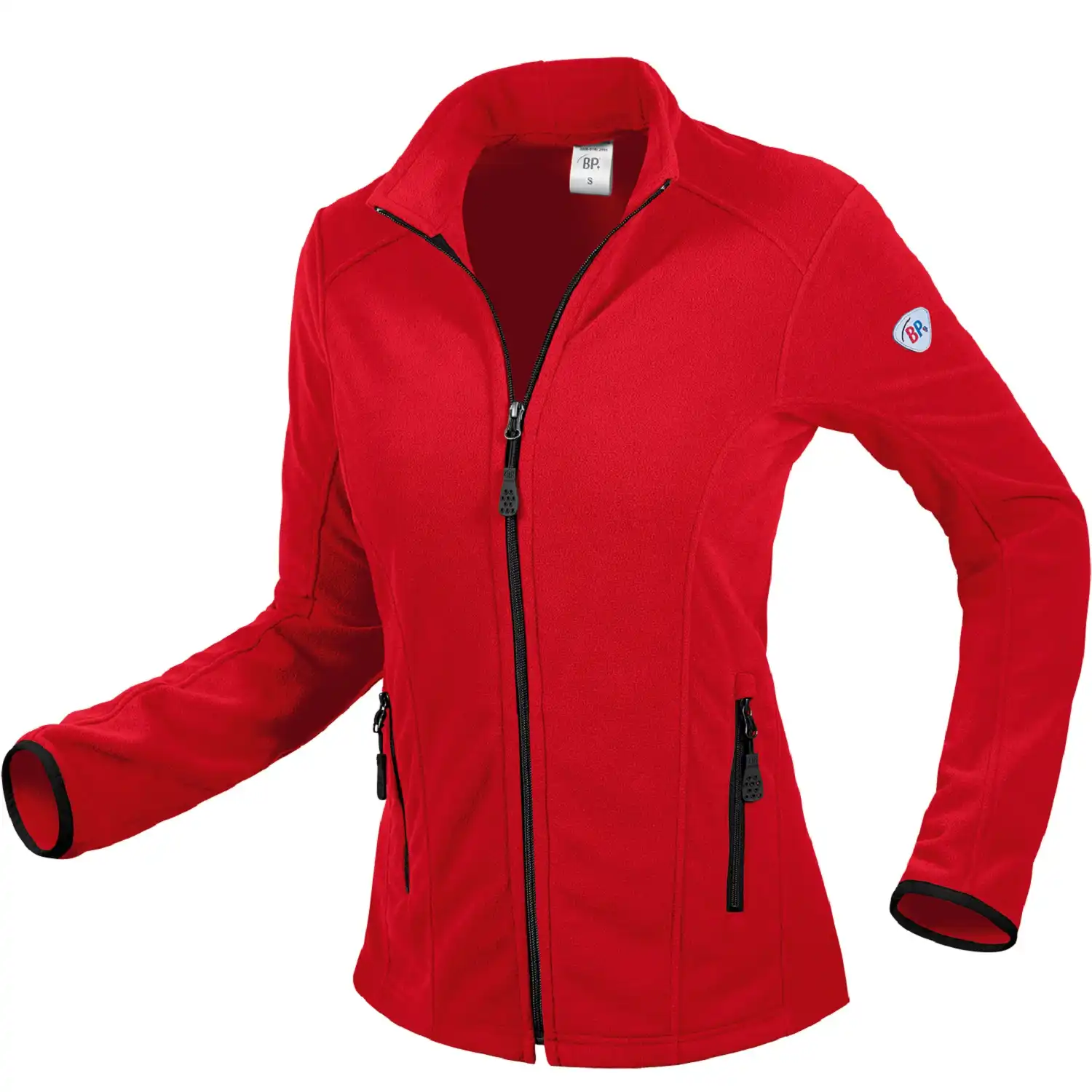 Damen Fleecejacke "1693-641" in XS, Rot - Thumbnail 1