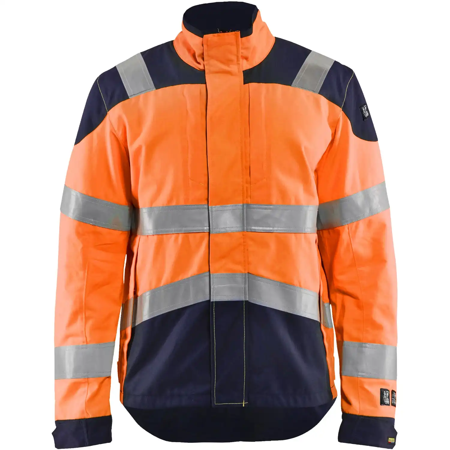Multinorm Bundjacke "4089" INHERENT orange/marine in M - Thumbnail 1
