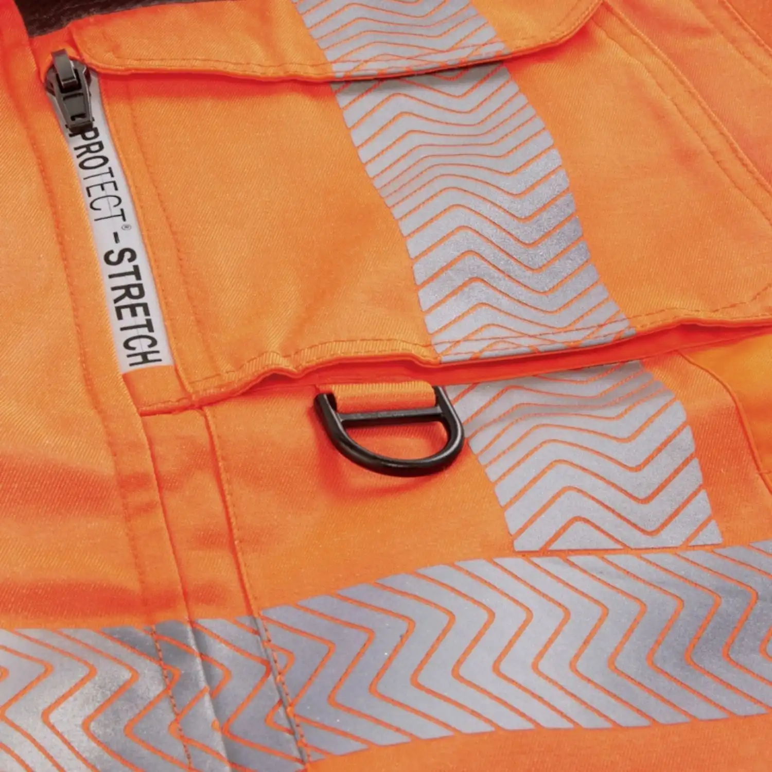 Warnschutz Bundjacke "Kentucky" in leuchtorange/grau, L - Thumbnail 4