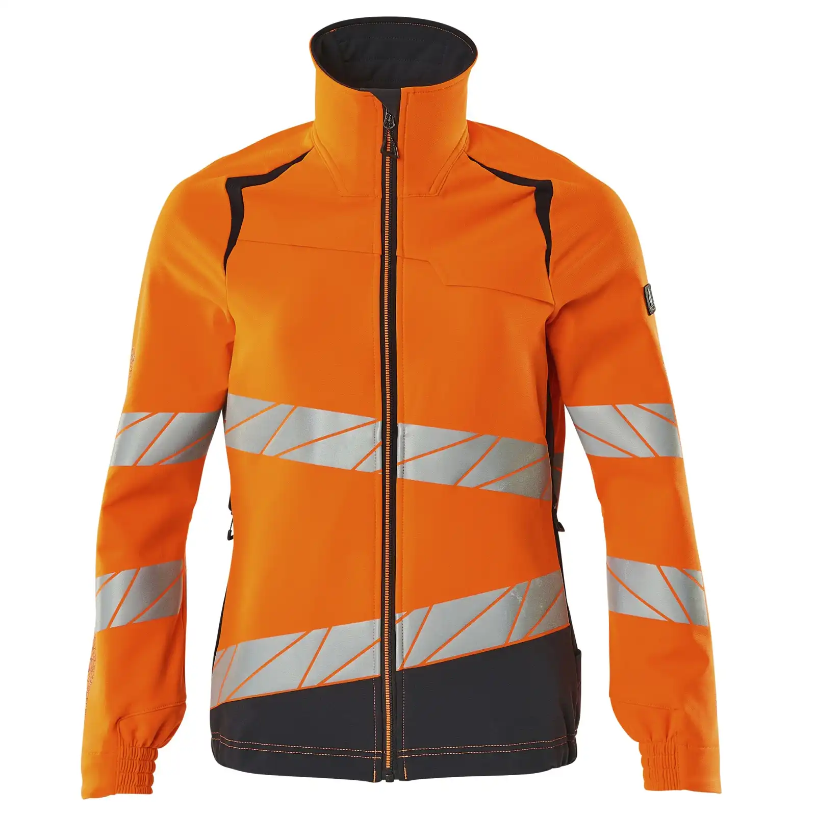 Damen Warnschutz Stretch Bundjacke "ACCELERATE SAFE" in orange/schwarzblau, XXL - Thumbnail 1