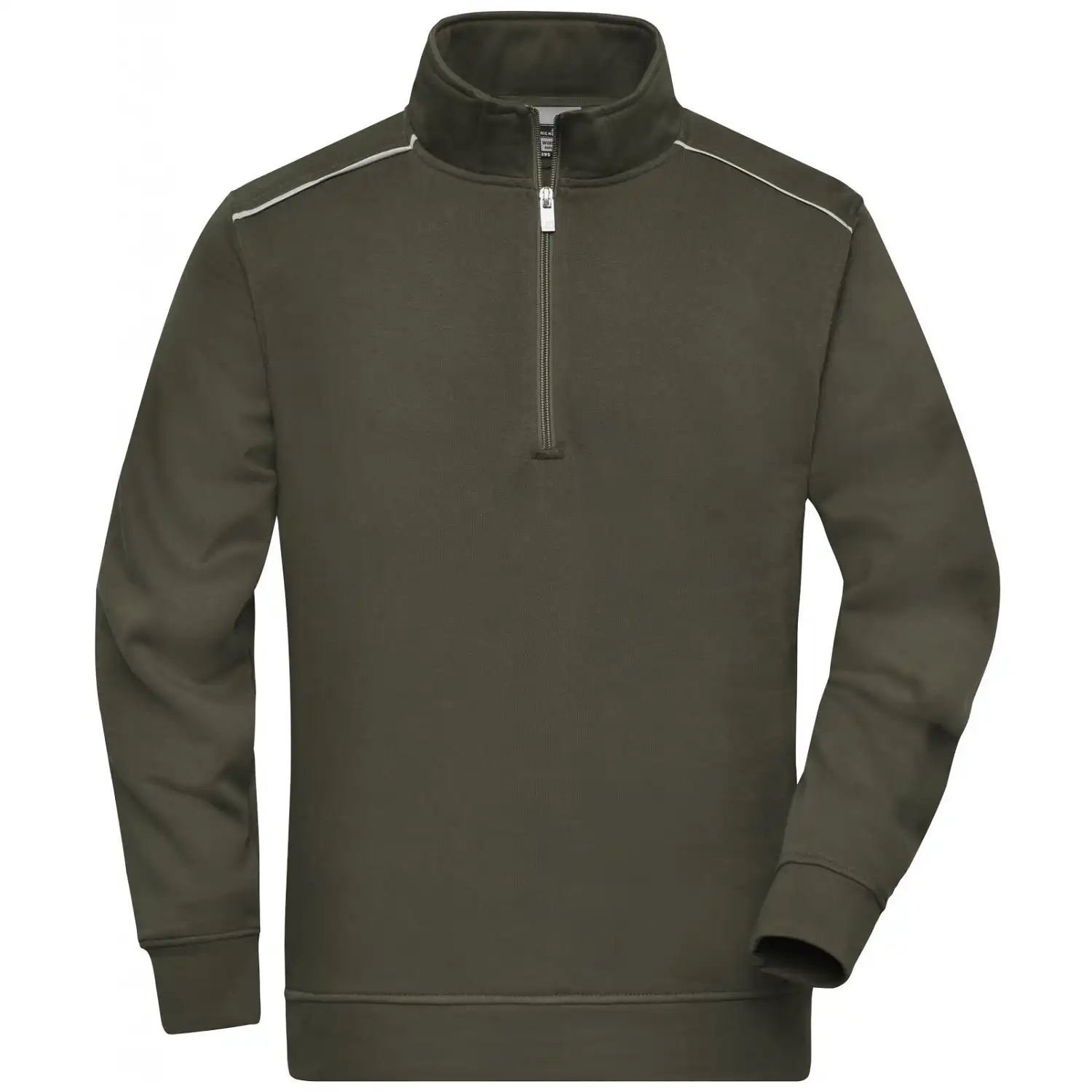 Sweatshirt "JN895" in olive, 3XL - Bild 1