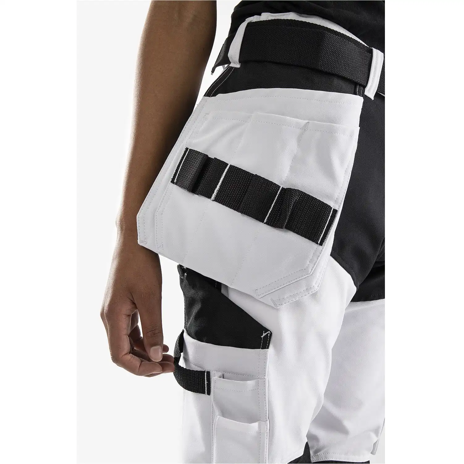 Maler Stretch Handwerkerhose "2760 LWS" weiß in C62 - Thumbnail 4