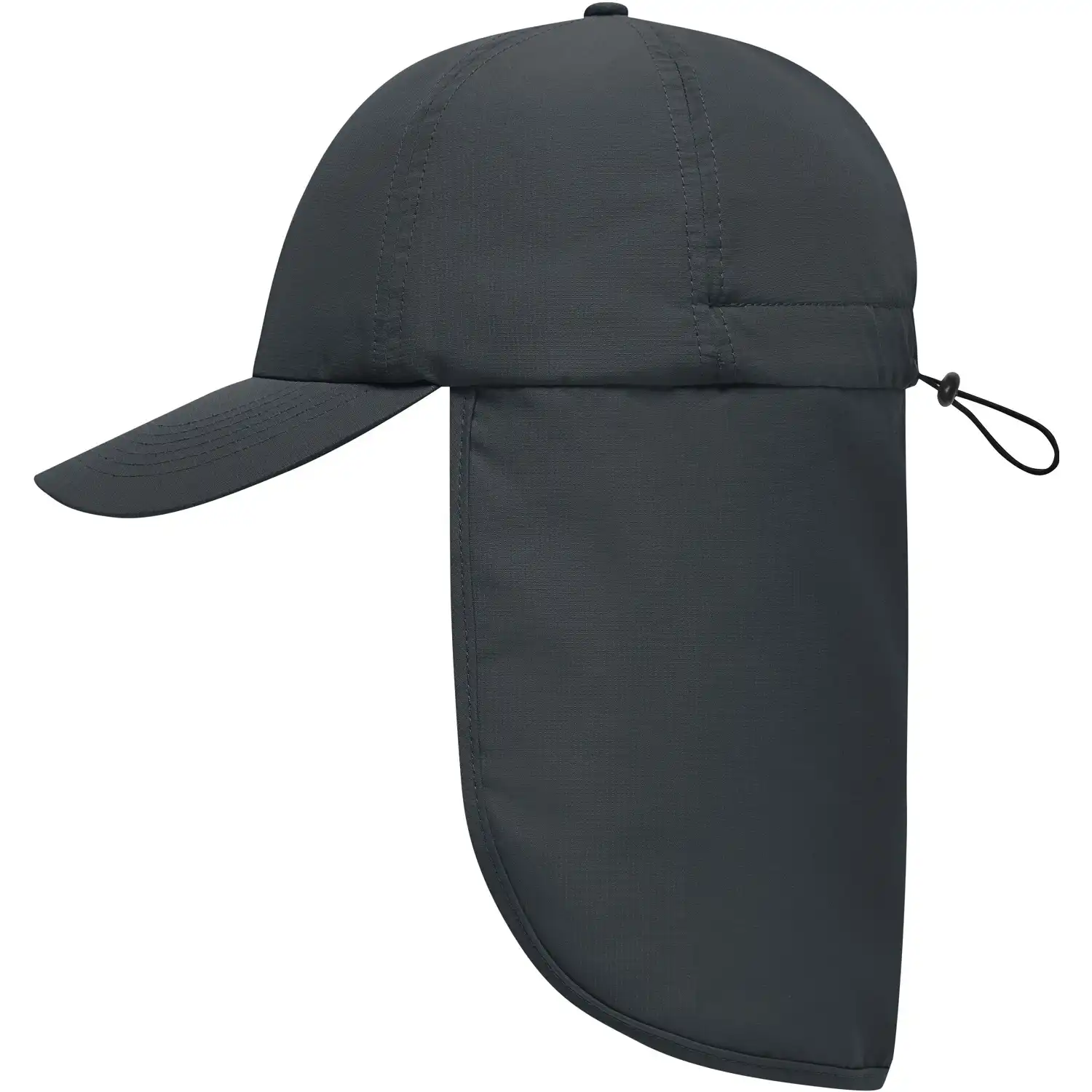 Basecap UV-Schutz "MB6243" mit Nackenschutz in carbon - Bild 1