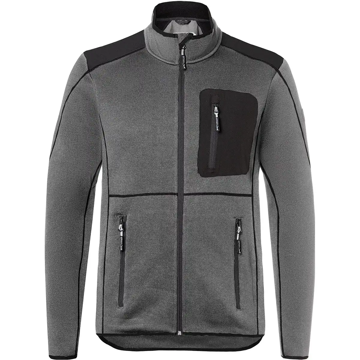 Strickjacke "1443 6339" Weather in anthrazit/schwarz, 3XL - Thumbnail 1