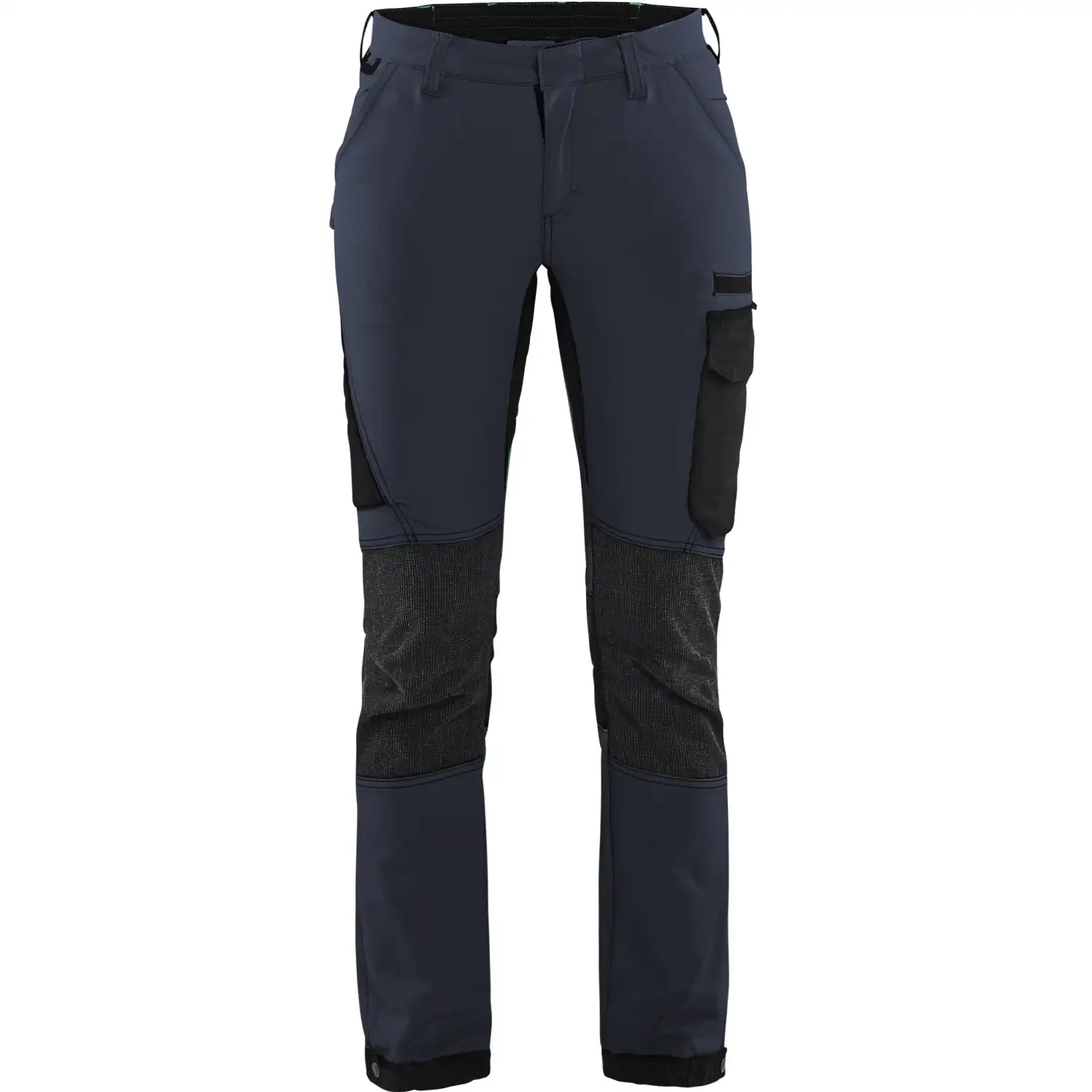 Damen Stretch Servicehose "7122" in Dunkelmarine/Schwarz, C38 - Bild 1
