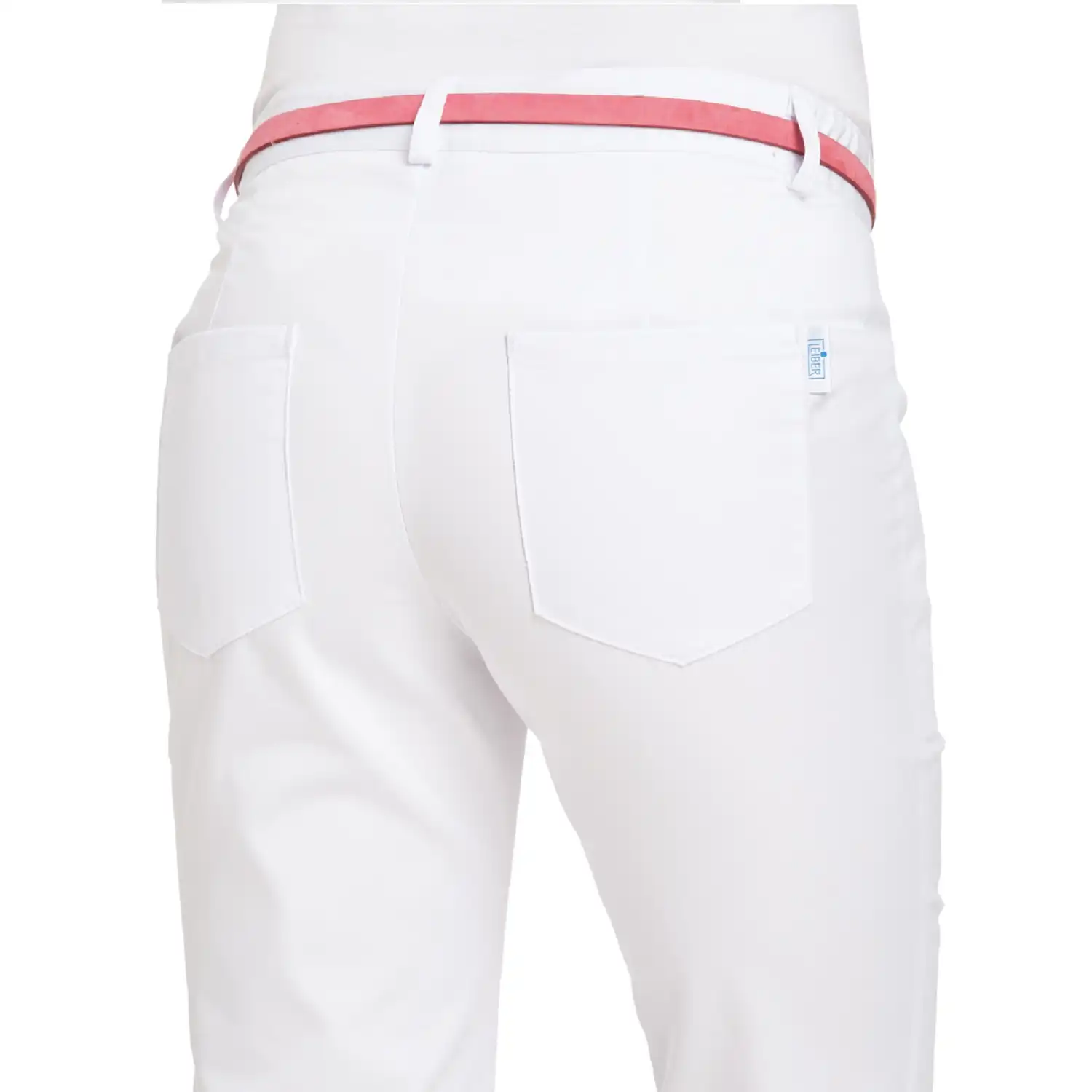 Damen-Bundhose Classic-Fit "08/6970" in 48, Weiß - Thumbnail 2