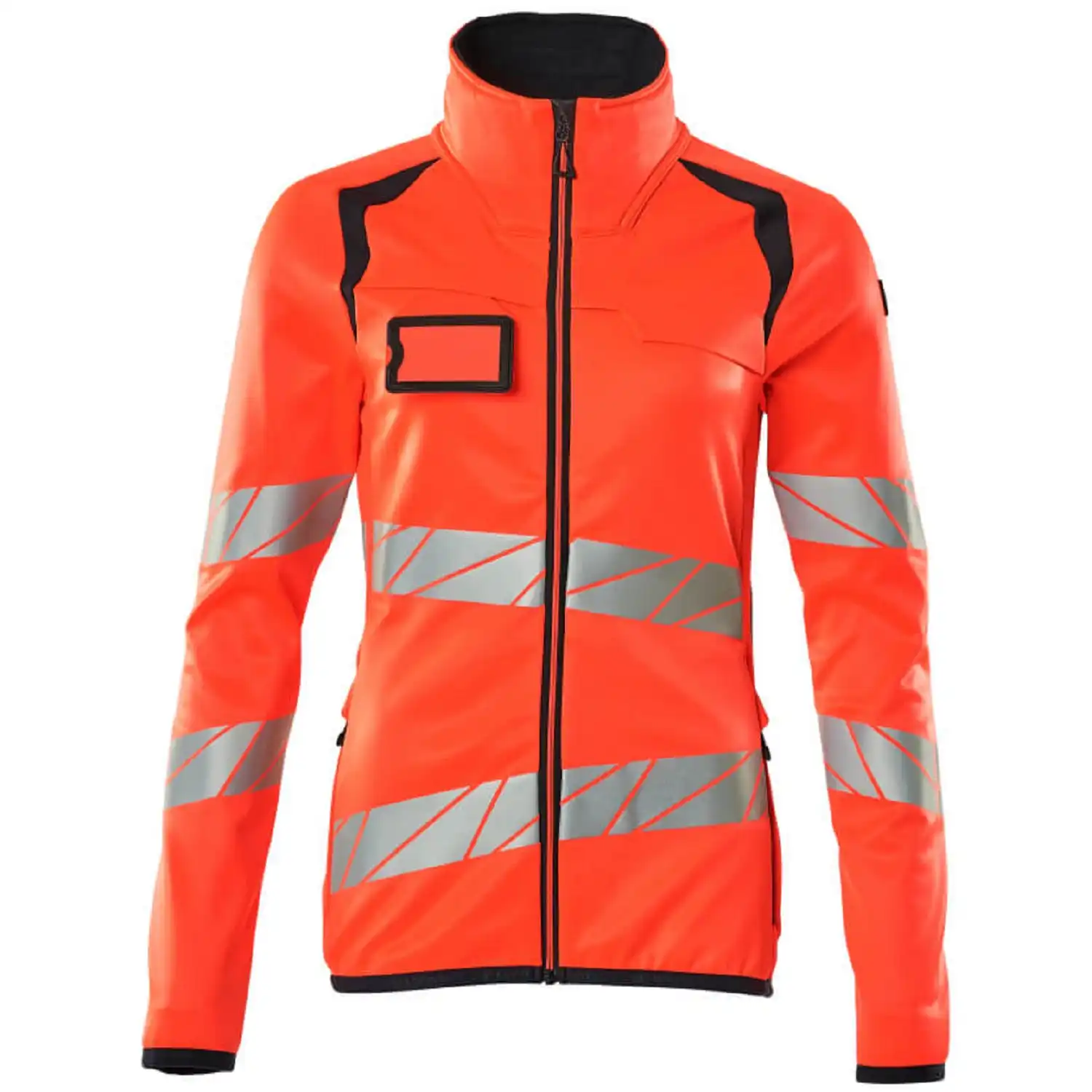Damen Warnschutz Fleecejacke "ACCELERATE SAFE" in rot/schwarzblau, L - Bild 1