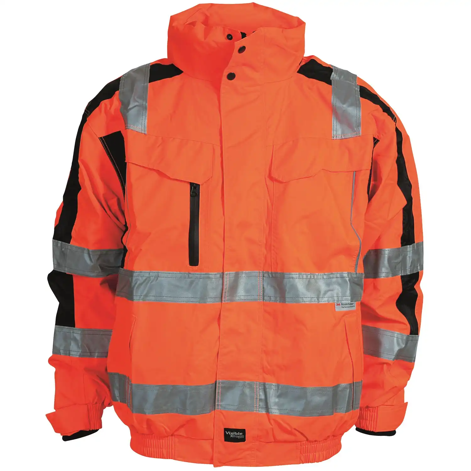 Warnschutz Pilotenjacke 2-in-1 "086101R" Visible Xtreme Kl. 3 in fluororange, L - Thumbnail 1