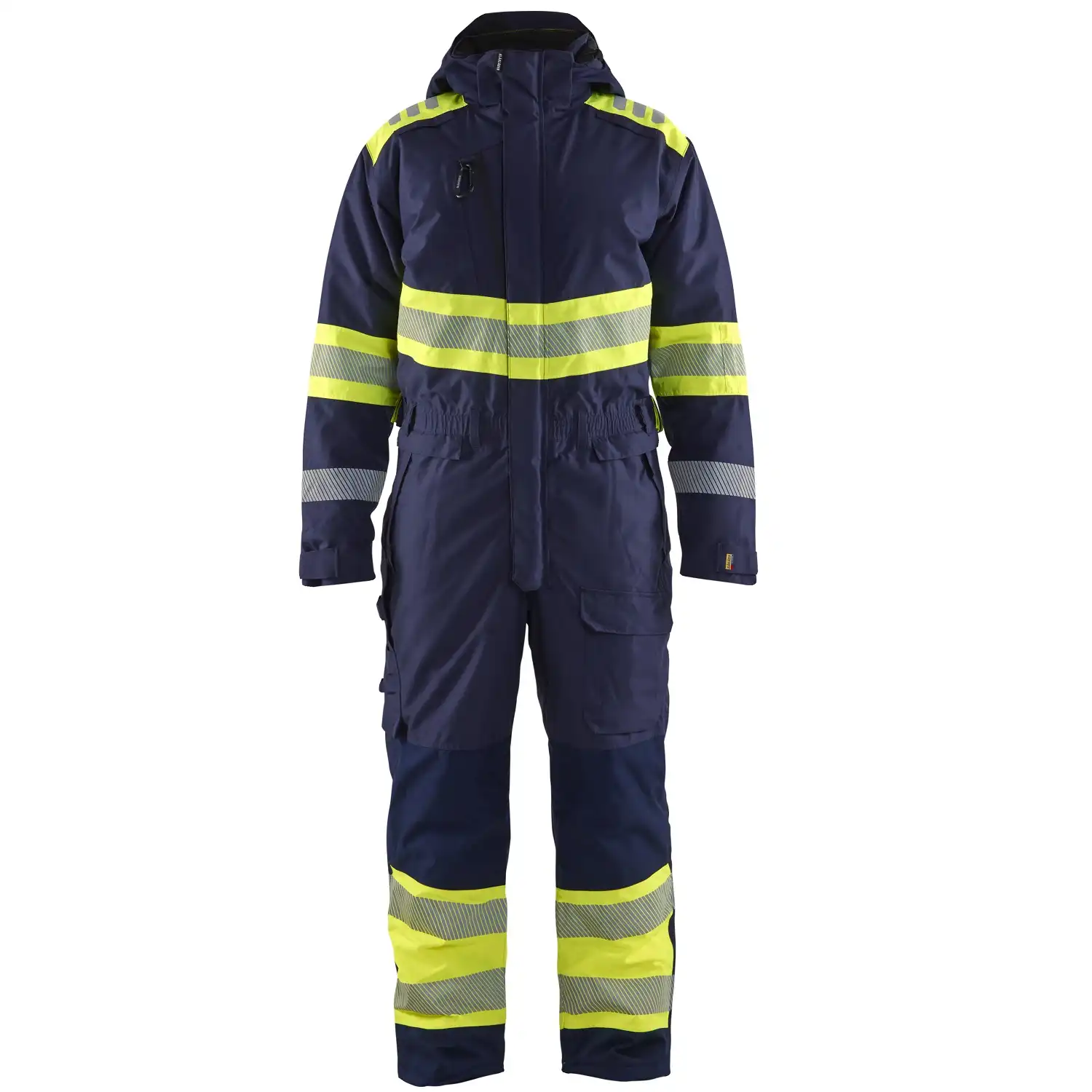 Warnschutz Winteroverall Kl. 1 "6720" in marine/gelb, 3XL - Thumbnail 1