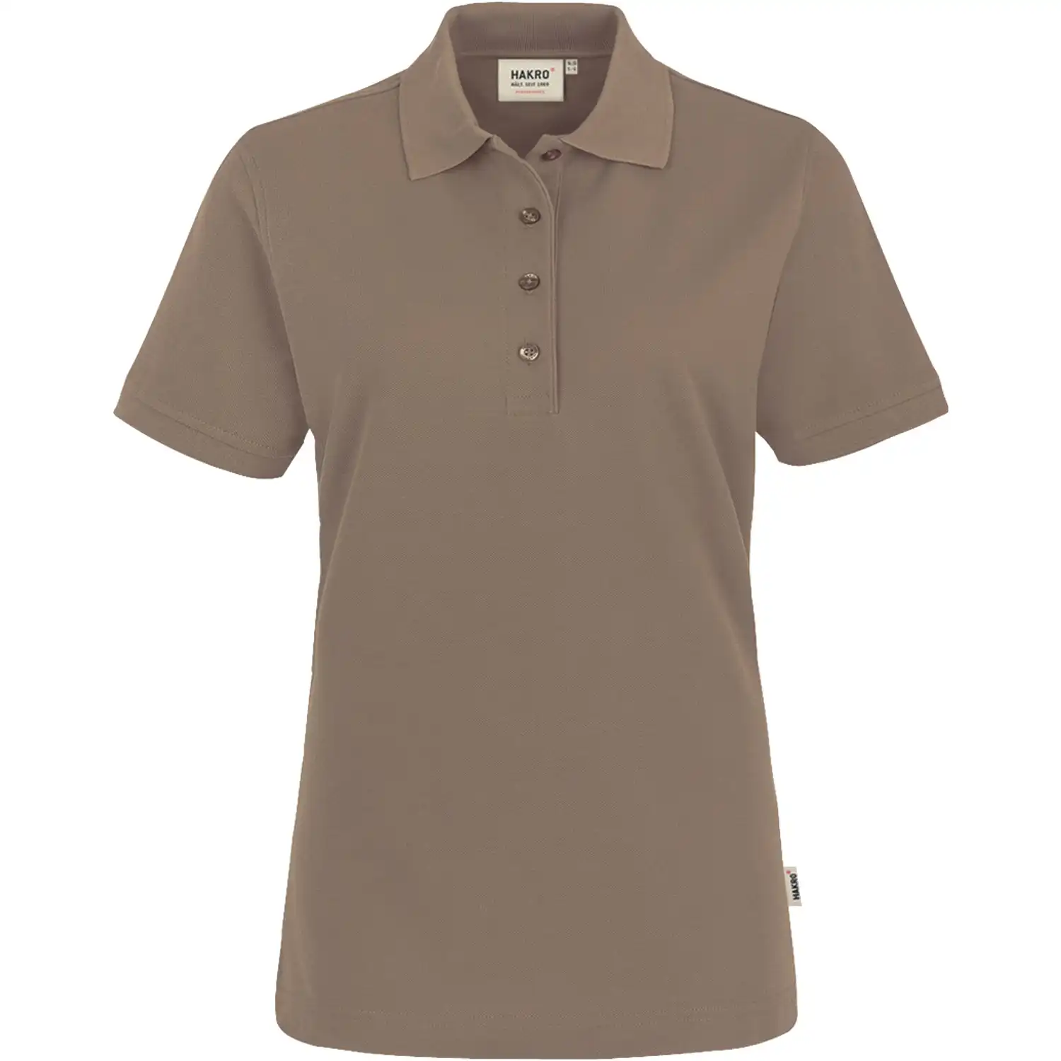 Damen Polo-Shirt "PERFORMANCE" 216 in nougat, L - Thumbnail 1