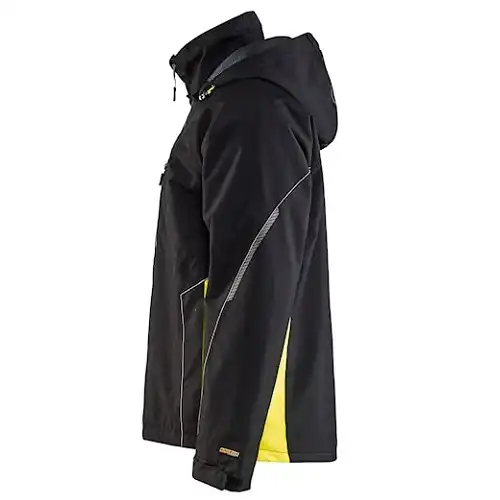 Funktions Winterjacke "4890" in schwarz/gelb, XXL - Thumbnail 3