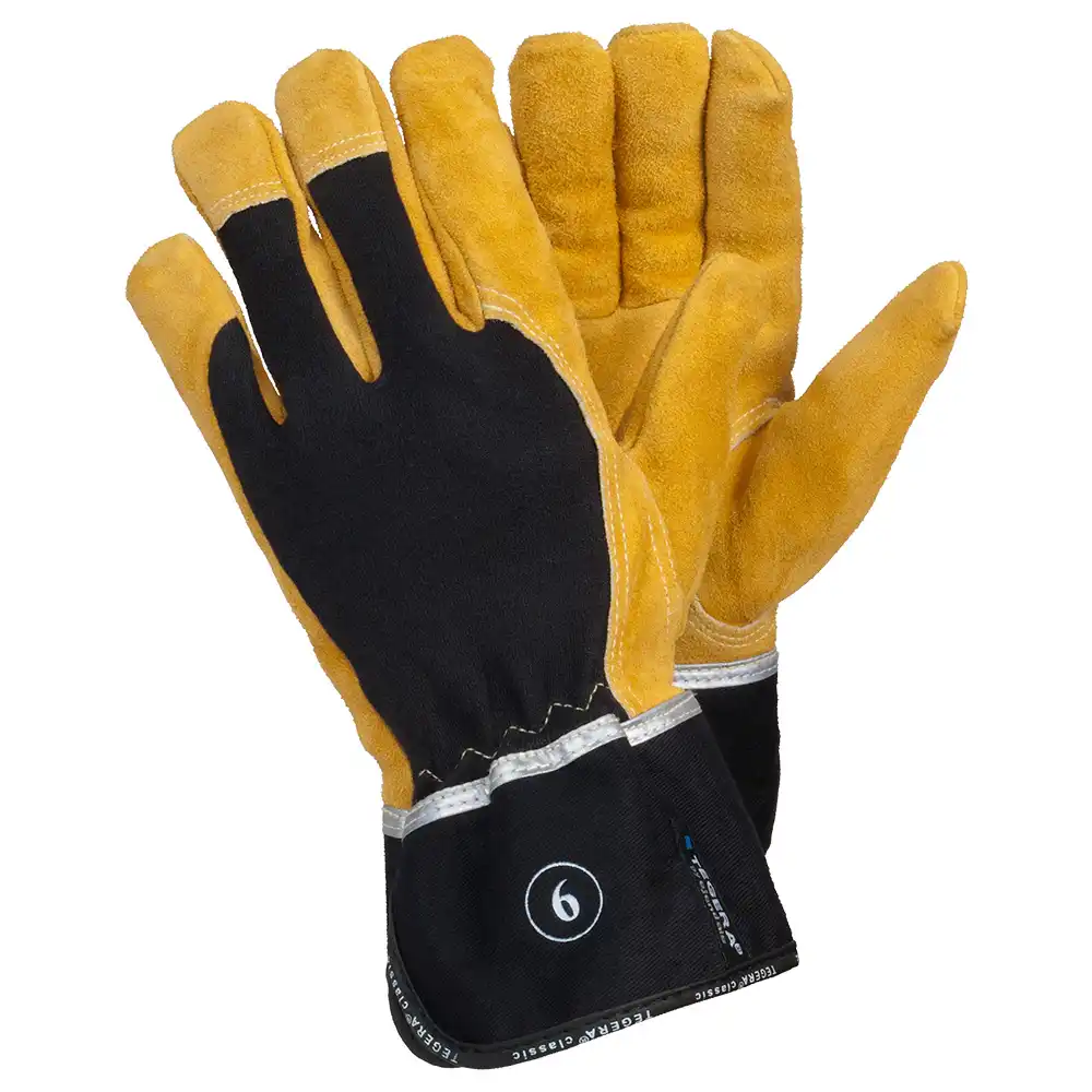 Arbeitshandschuhe 139 gelb/schwarz in 10 (XL) - Thumbnail 1