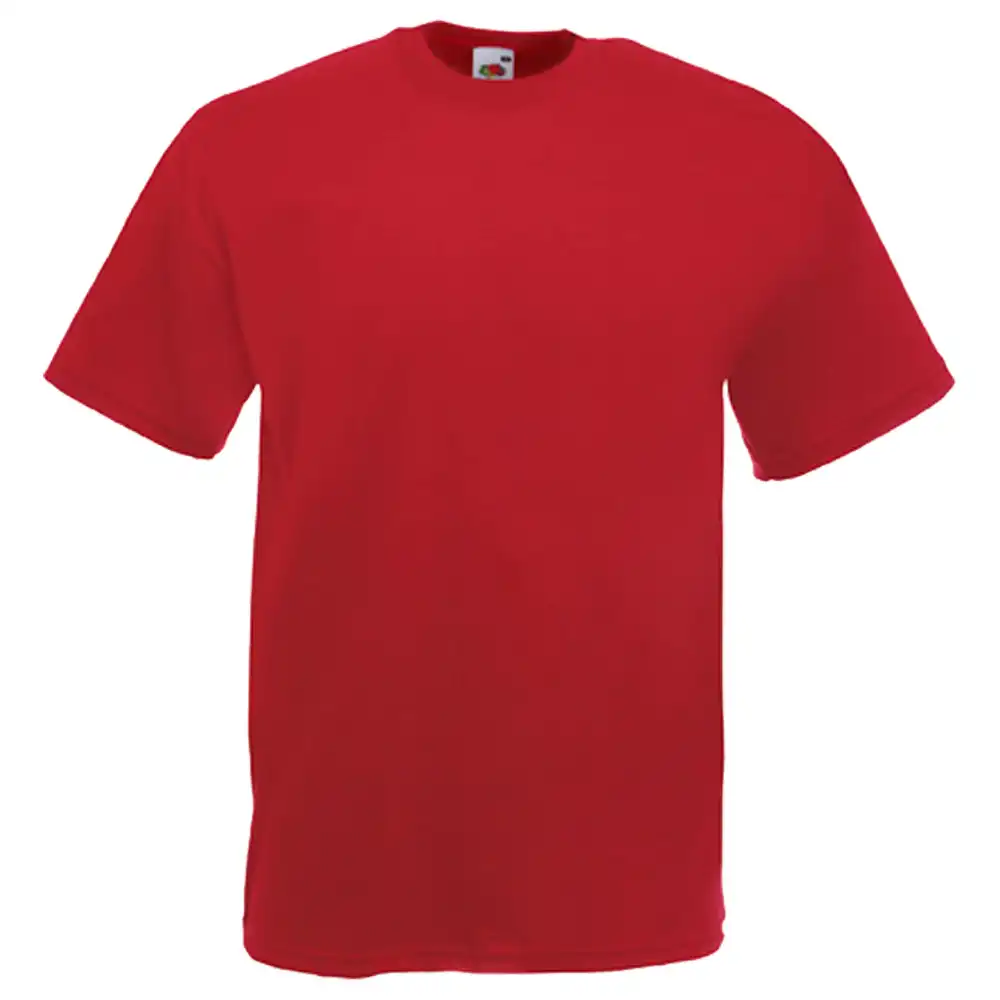 T-Shirt "F140" 100% Baumwolle Valueweight in brick red, L - Thumbnail 1