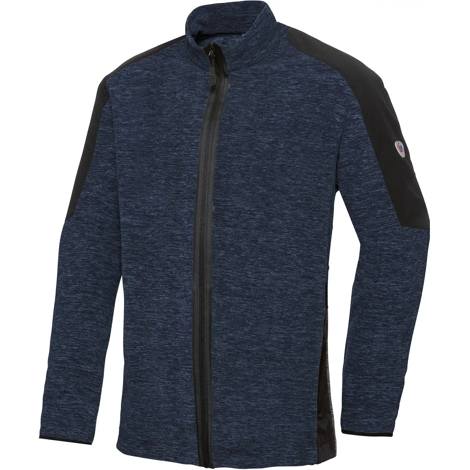 Strick-Fleecejacke "1829-040" Bplus Modern Stretch in XS, Blau - Bild 1