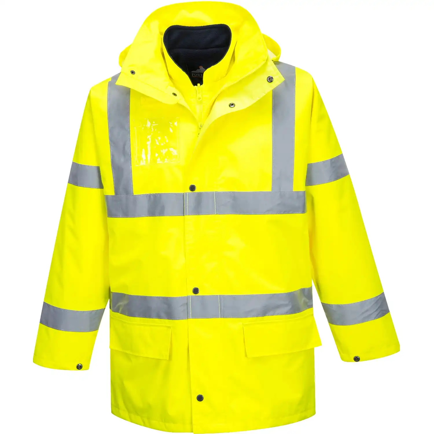 Warnschutz Winterjacke 5in1 "S765" Essential in gelb, L - Thumbnail 1