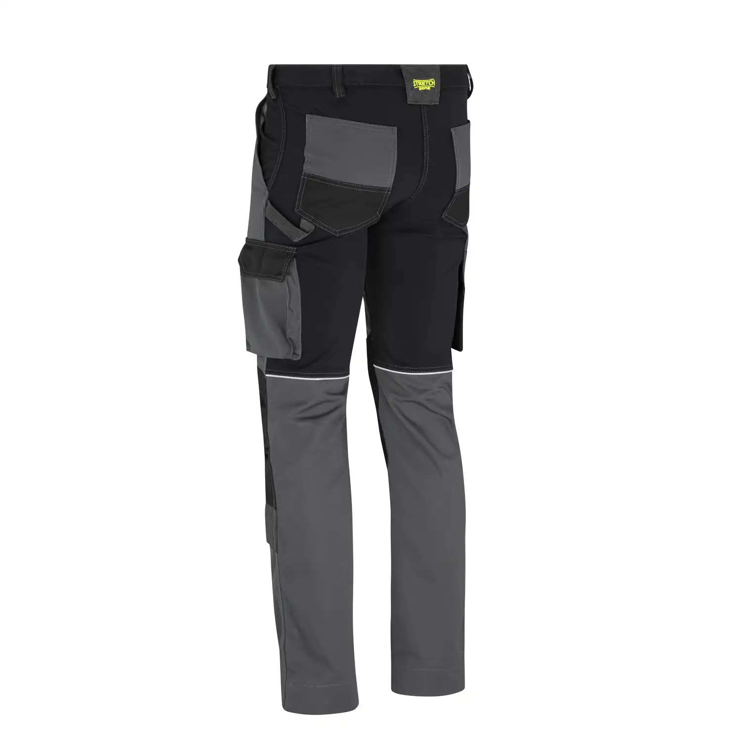 Bundhose "StretchZone® Canvas in grau/schwarz, 50 - Thumbnail 2