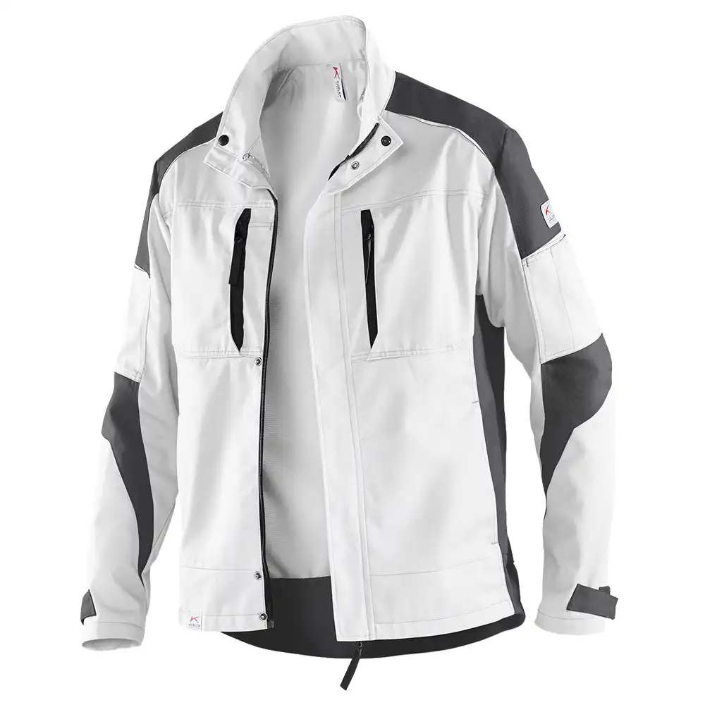 Arbeitsjacke "ACTIVIQ" in weiß/anthrazit, 3XL - Bild 1