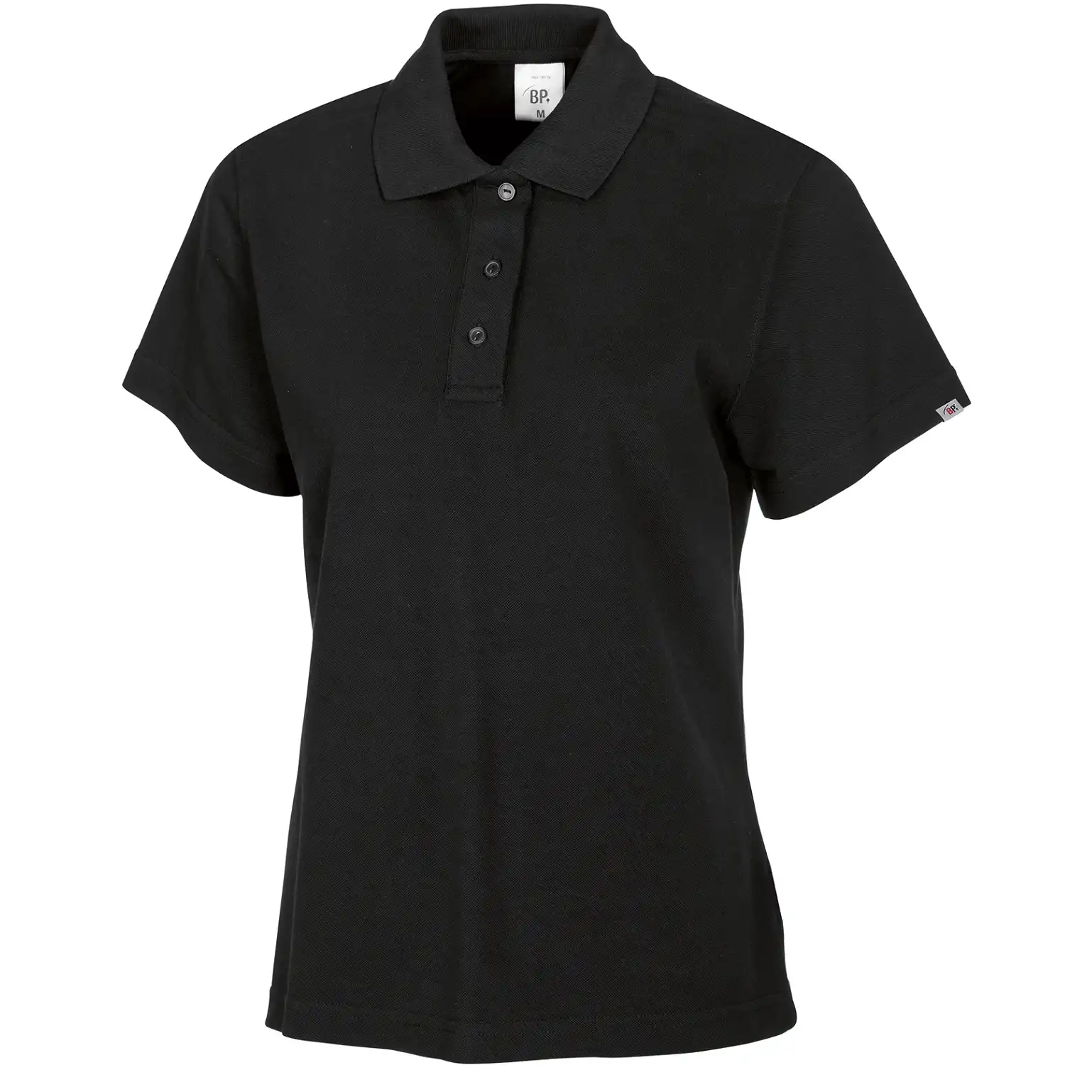Damen Polo-Shirt "1648-181" Med & Care in schwarz, L - Thumbnail 1