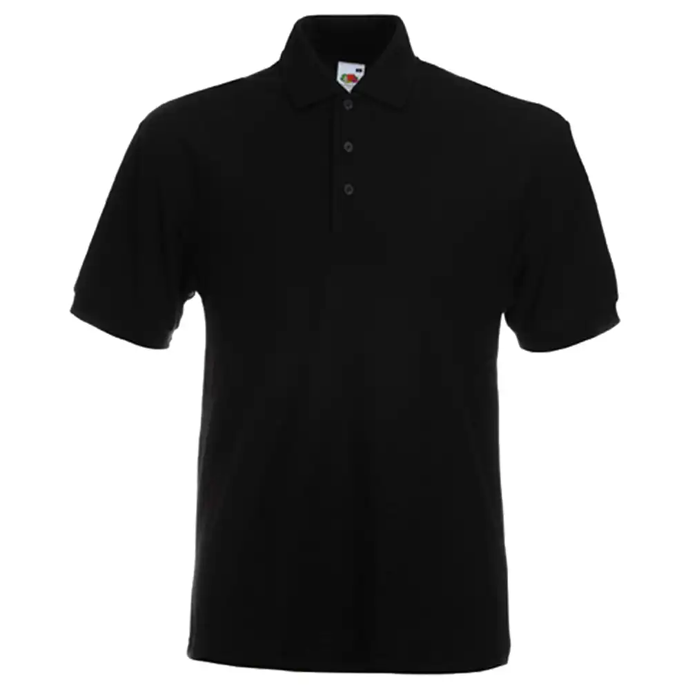 Polo-Shirt "F503" Heavy Piquée in black, M - Bild 1
