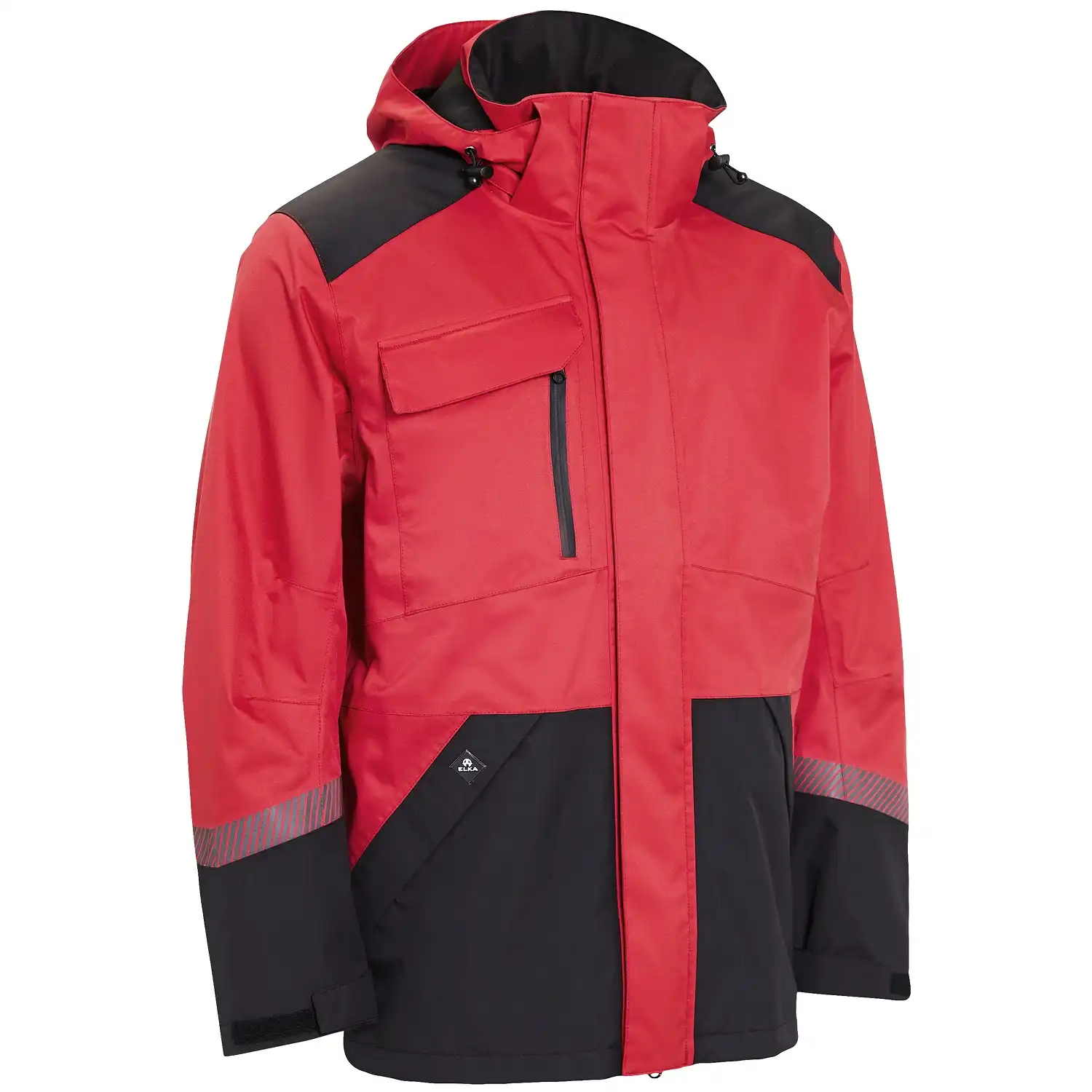 Stretch Regenjacke "186000" Working Xtreme in red/black, XS - Bild 1