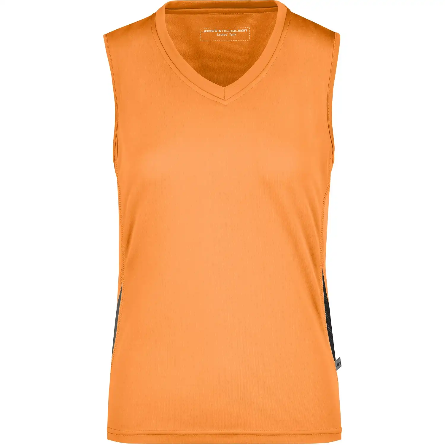 Damen Funktions-Lauftop "JN315" in orange/black, L - Bild 1