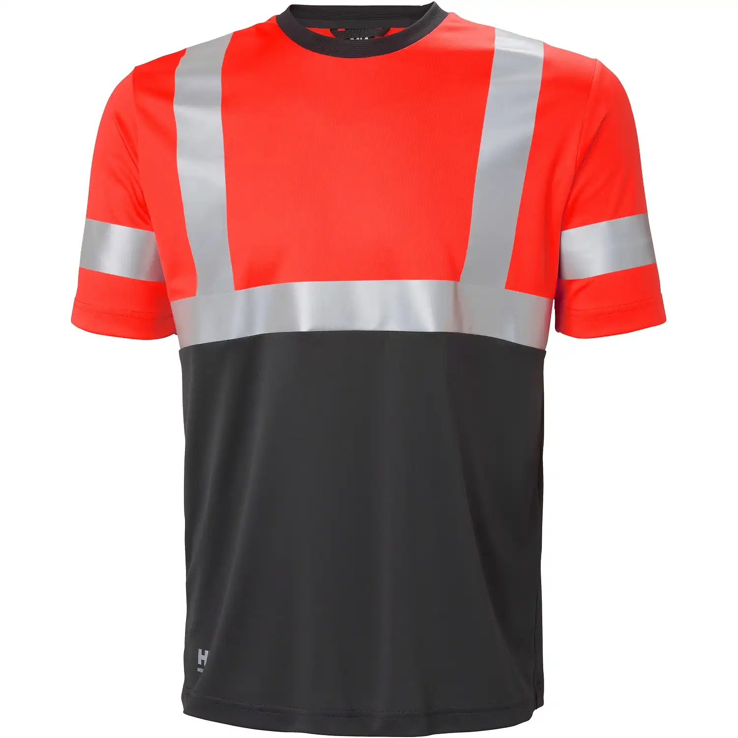 Warnschutz T-Shirt "ADDVIS" UV-Schutz in rot/schwarz, 5XL - Thumbnail 1